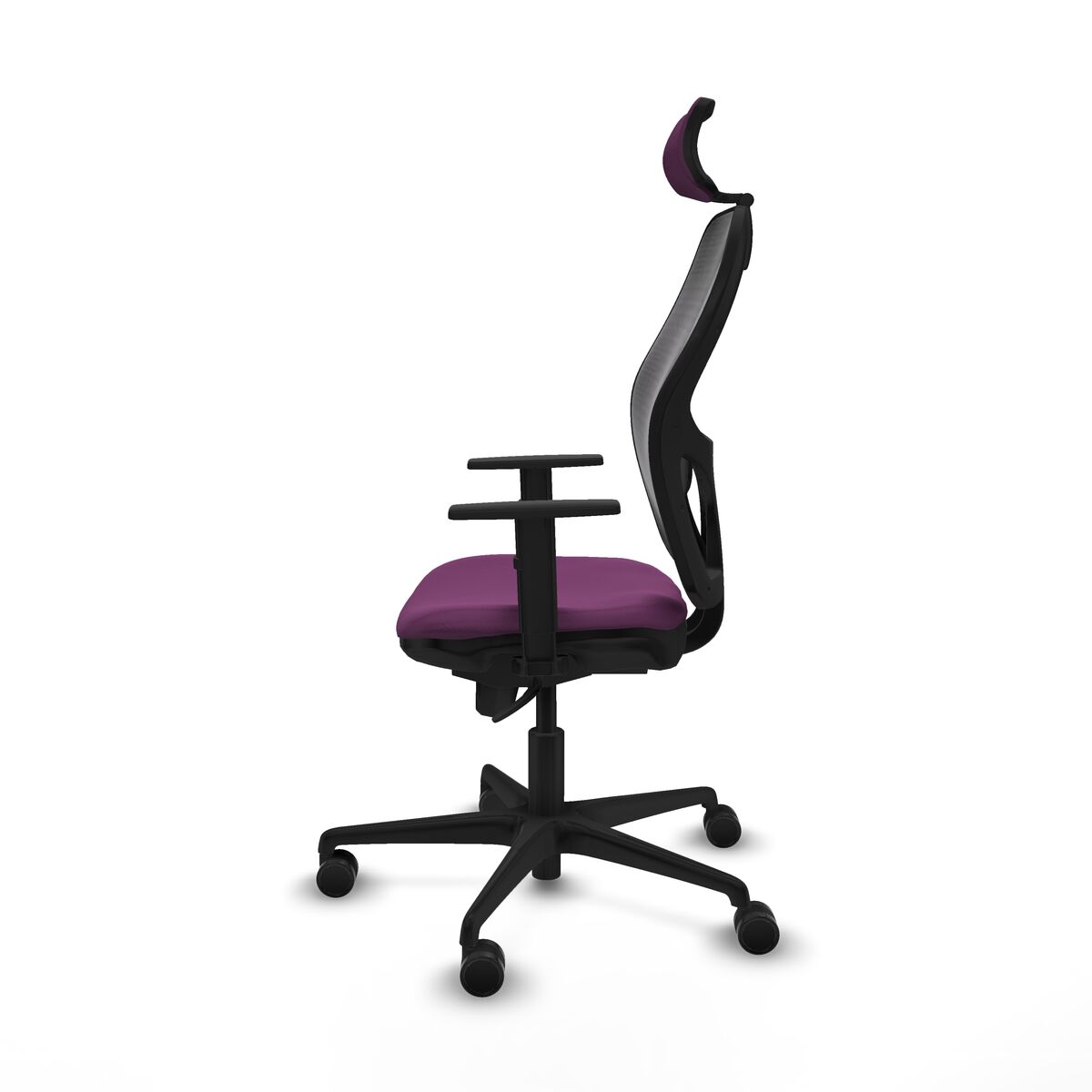 Silla de Oficina con Cabecero Jorquera Piqueras y Crespo 1D036N2 Morado