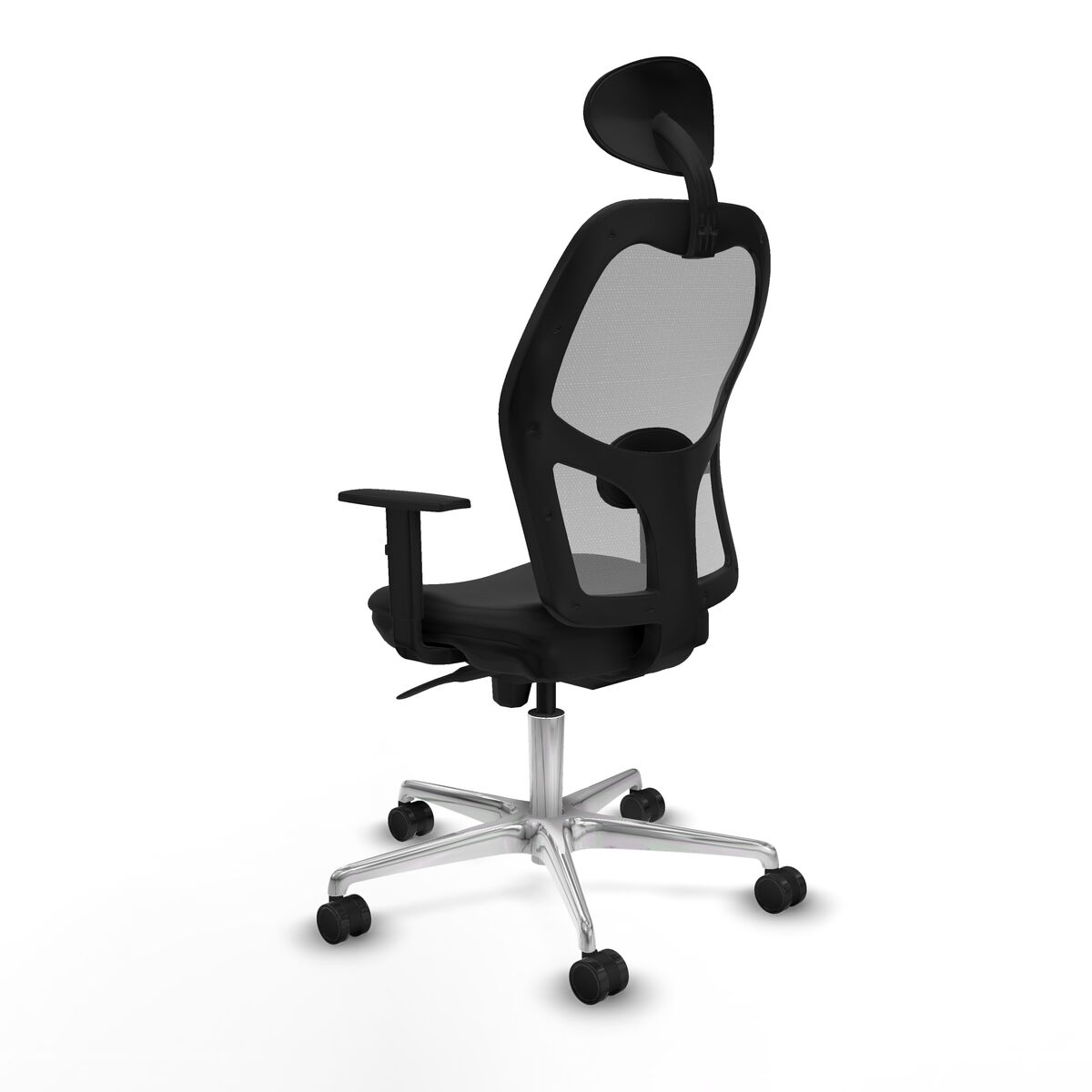 Silla de Oficina con Cabecero Jorquera Piqueras y Crespo 1D086N1 Negro