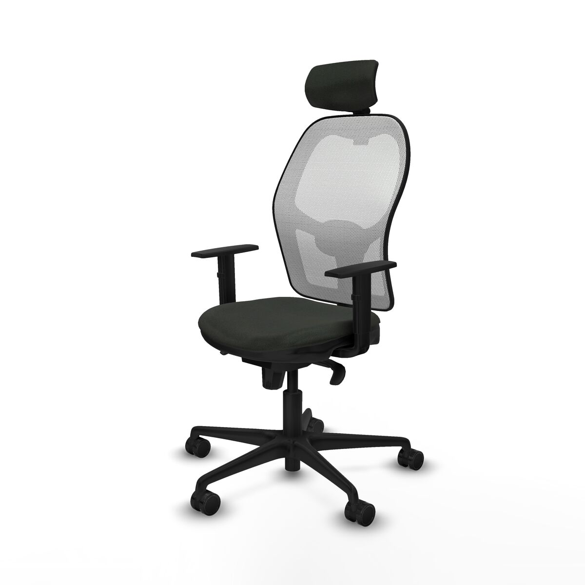 Silla de Oficina Piqueras y Crespo 1D036N2 Negro