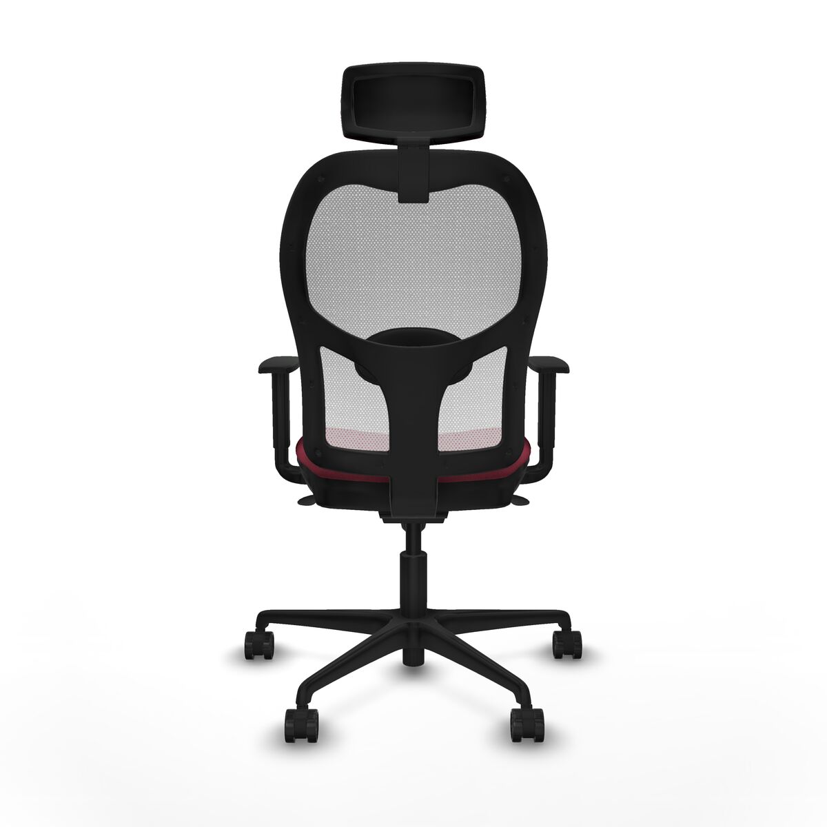 Silla de Oficina Piqueras y Crespo 1D036N2 Granate