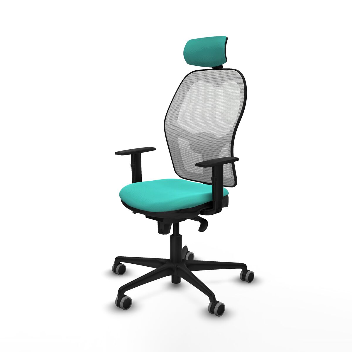 Silla de Oficina Piqueras y Crespo 1D036G2 Turquesa