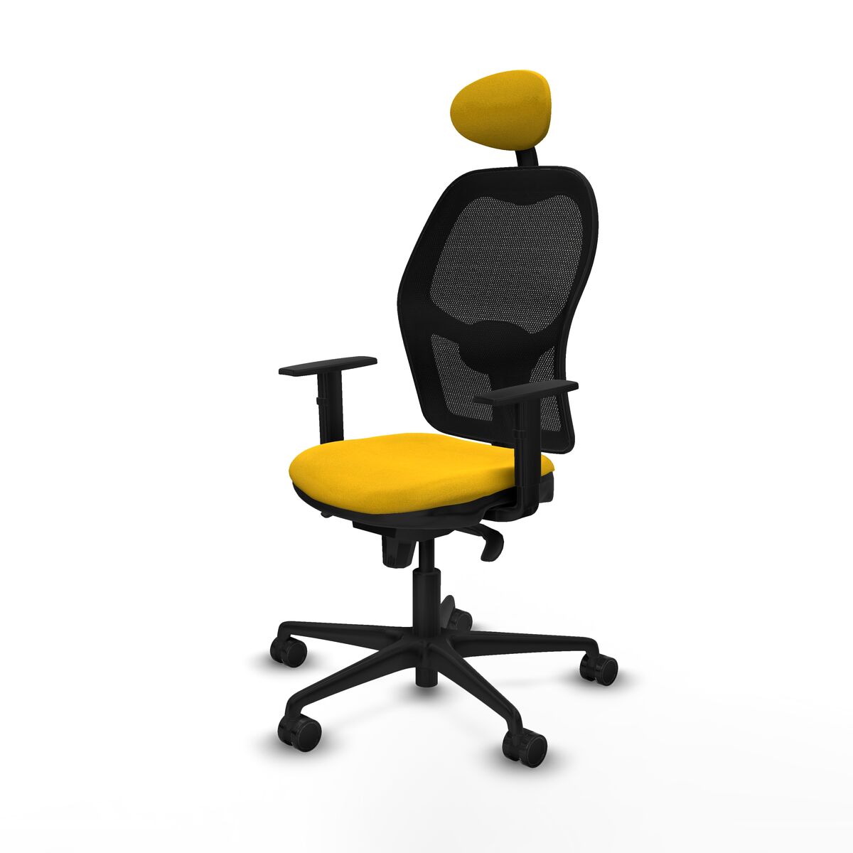 Silla de Oficina Piqueras y Crespo 1D036N1 Amarillo