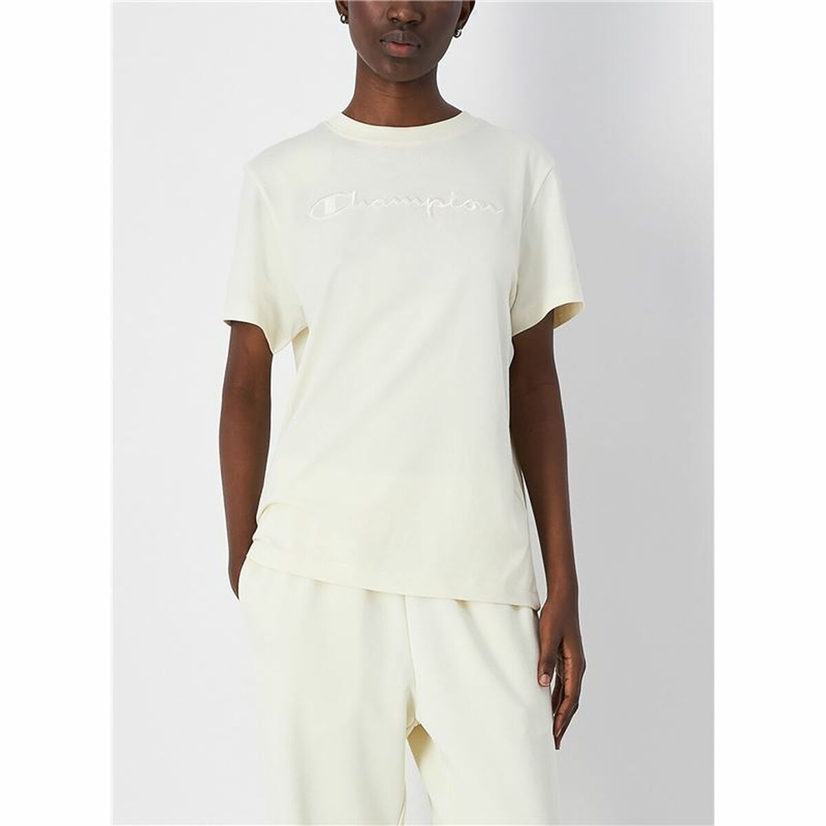Camiseta de Manga Corta Mujer Champion Crewneck