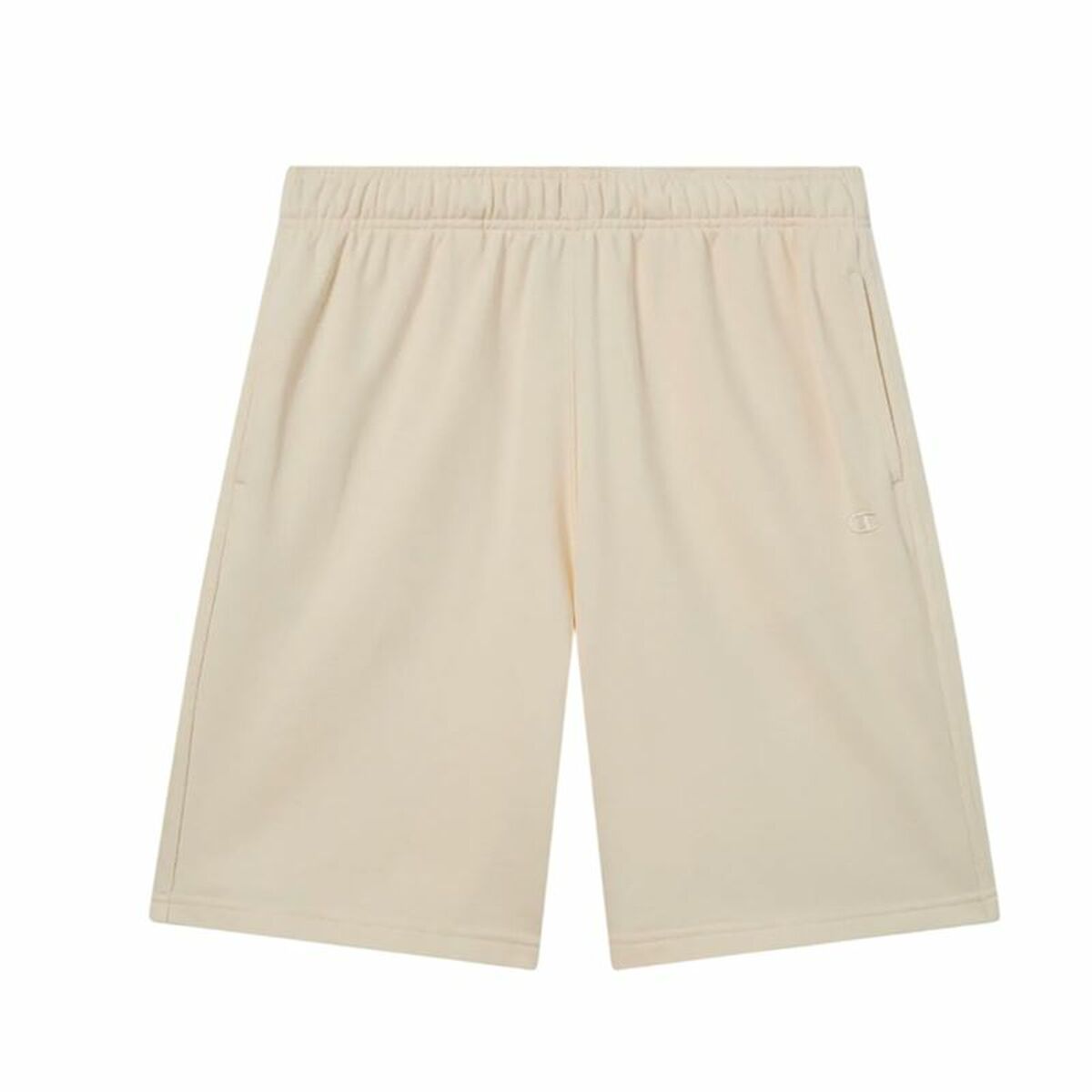 Pantalones Cortos de Hombre Champion Long Blanco Natural