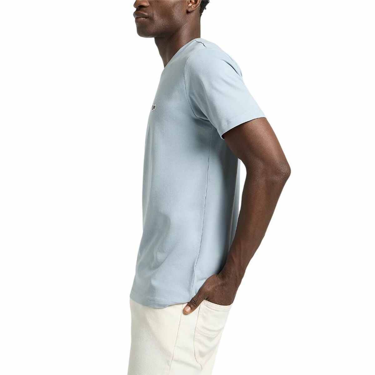 Camiseta de Manga Corta Hombre Lee Ss Patch Logo Tee