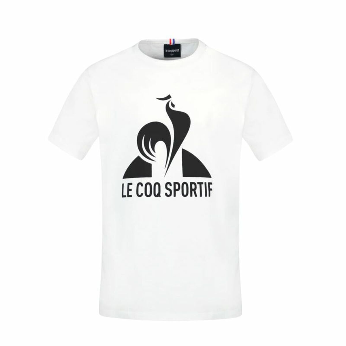 Camiseta de Manga Corta Infantil Le coq sportif Ess N°1 Enfant New Blanco