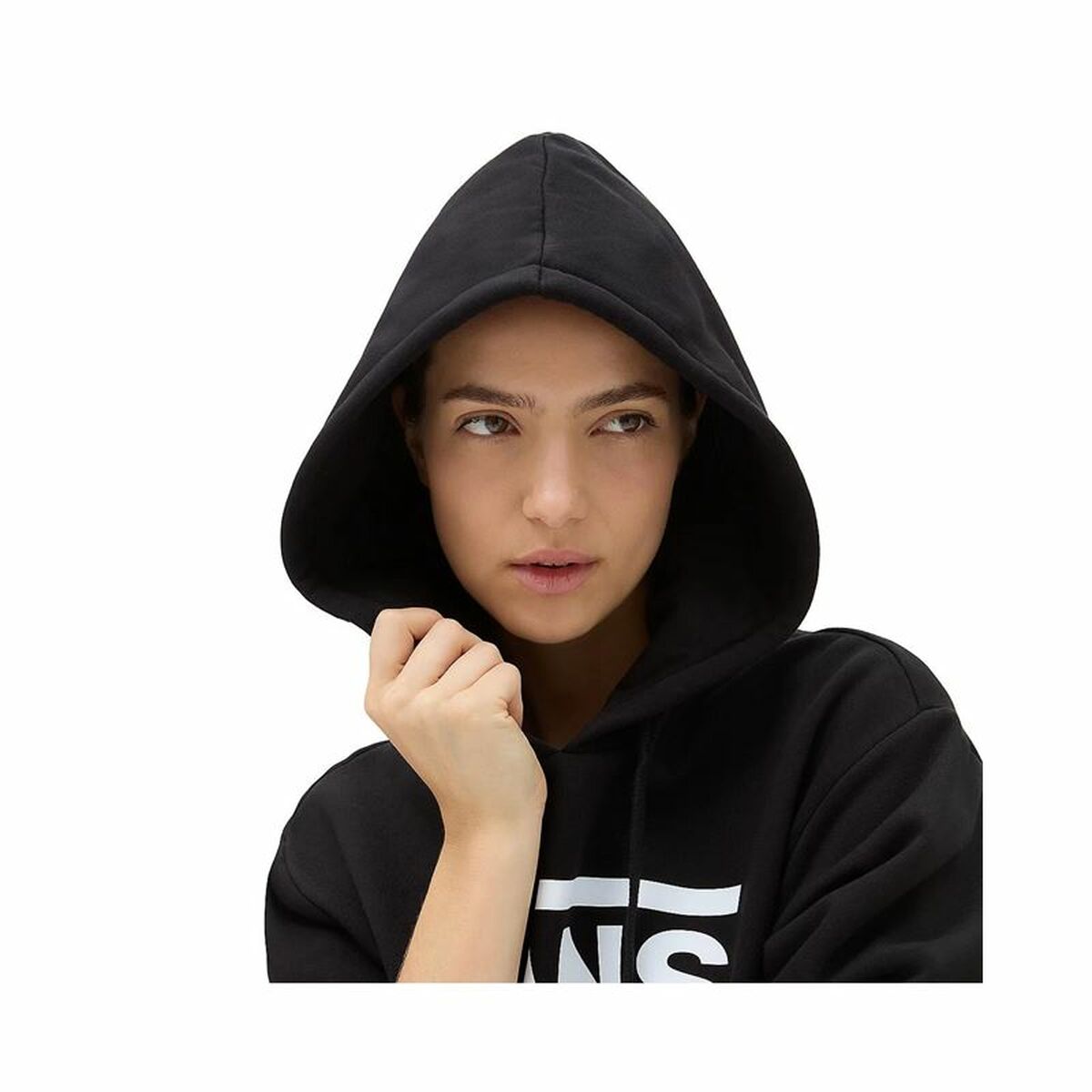 Sudadera con Capucha Mujer Vans Classic Negro
