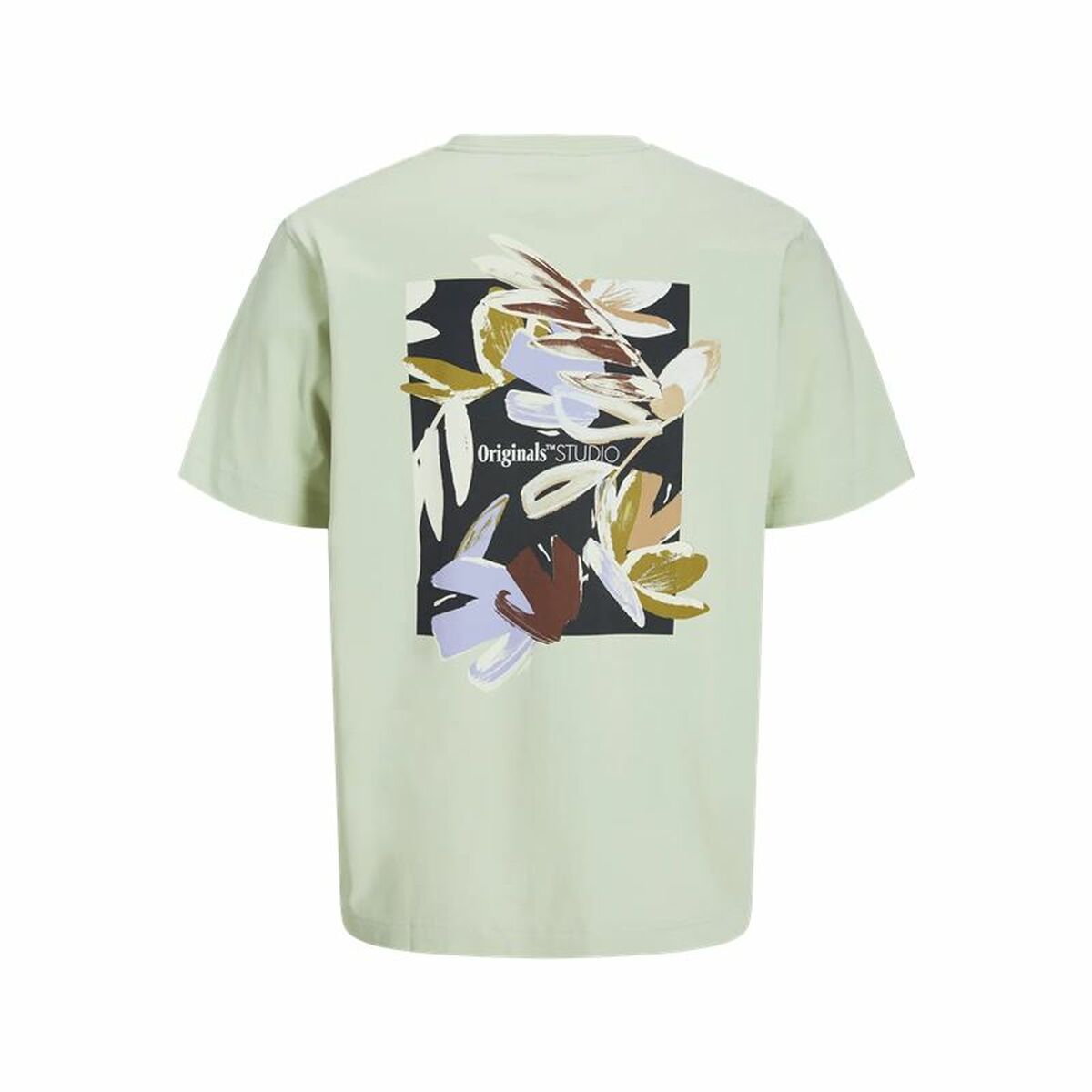 Camiseta de Manga Corta Hombre Jack & Jones Jorvarenna Painted Azul