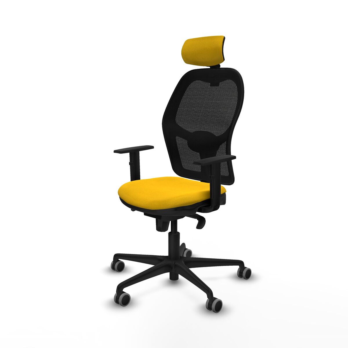 Silla de Oficina Piqueras y Crespo 1D036G2 Amarillo