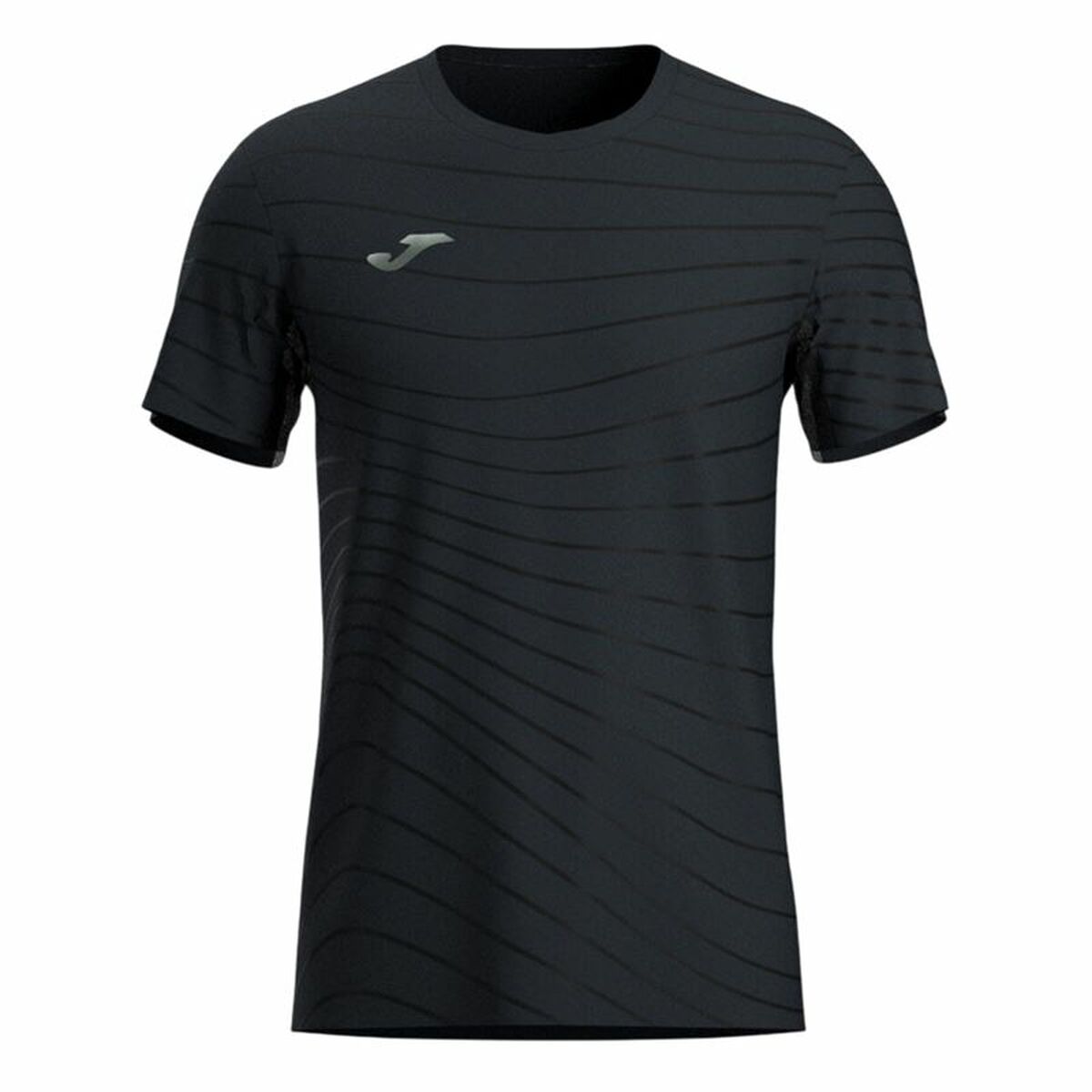 Camiseta Deportiva de Manga Corta Joma Sport R-Night Negro