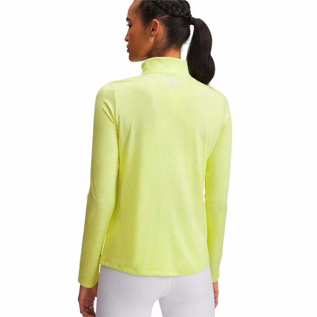Camiseta de Manga Larga de Mujer Under Armour Tech 1/2 Zip Amarillo