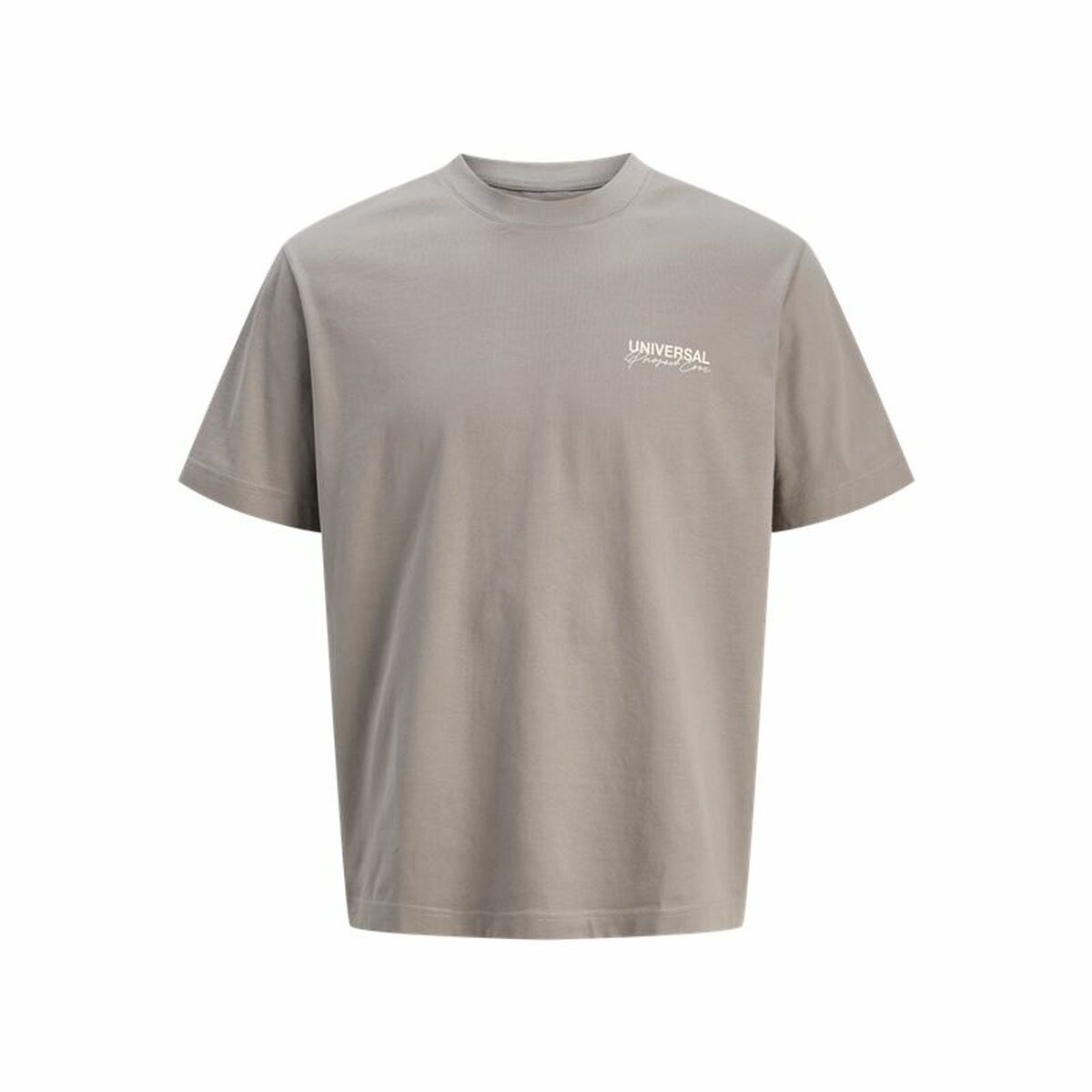 Camiseta de Manga Corta Hombre Jack & Jones Jcodynamic Dust Ss Crew Neck Marrón claro