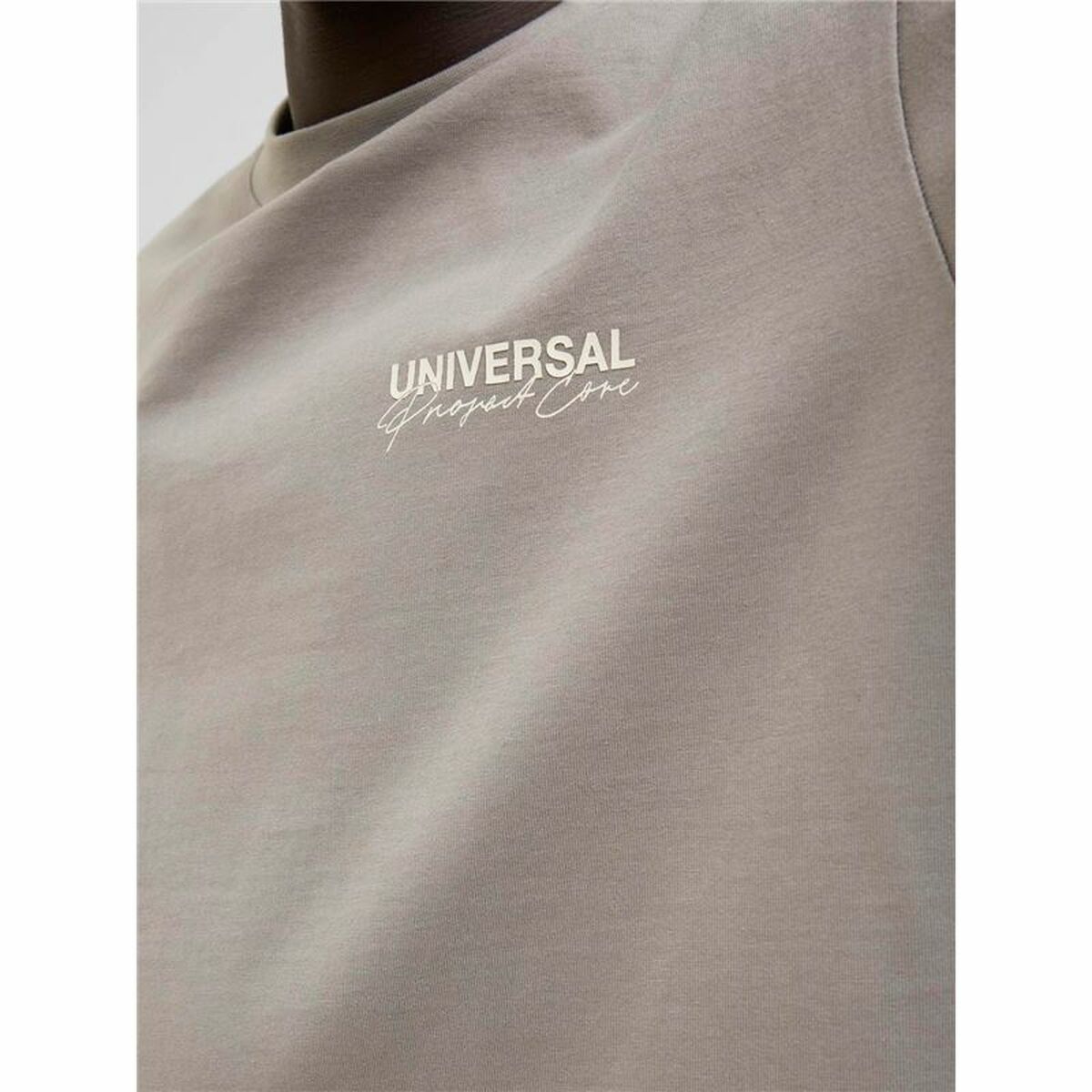 Camiseta de Manga Corta Hombre Jack & Jones Jcodynamic Dust Ss Crew Neck Marrón claro