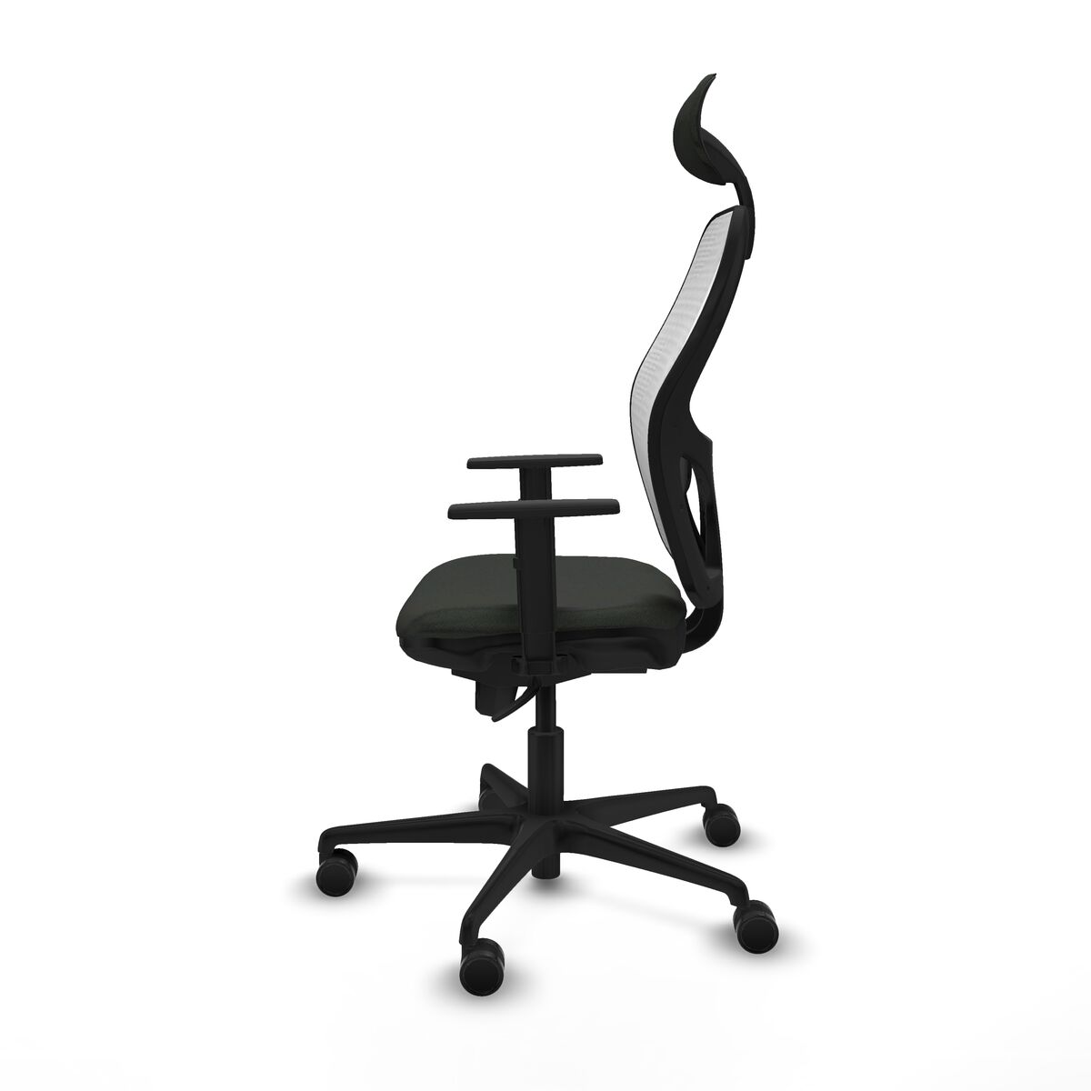 Silla de Oficina con Cabecero Jorquera Piqueras y Crespo 1D036N1 Negro