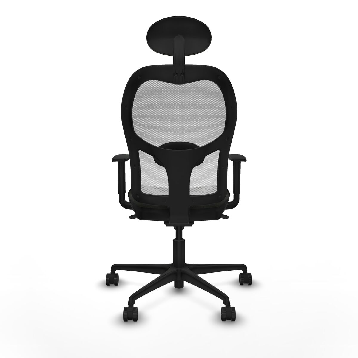 Silla de Oficina con Cabecero Jorquera Piqueras y Crespo 1D036N1 Negro