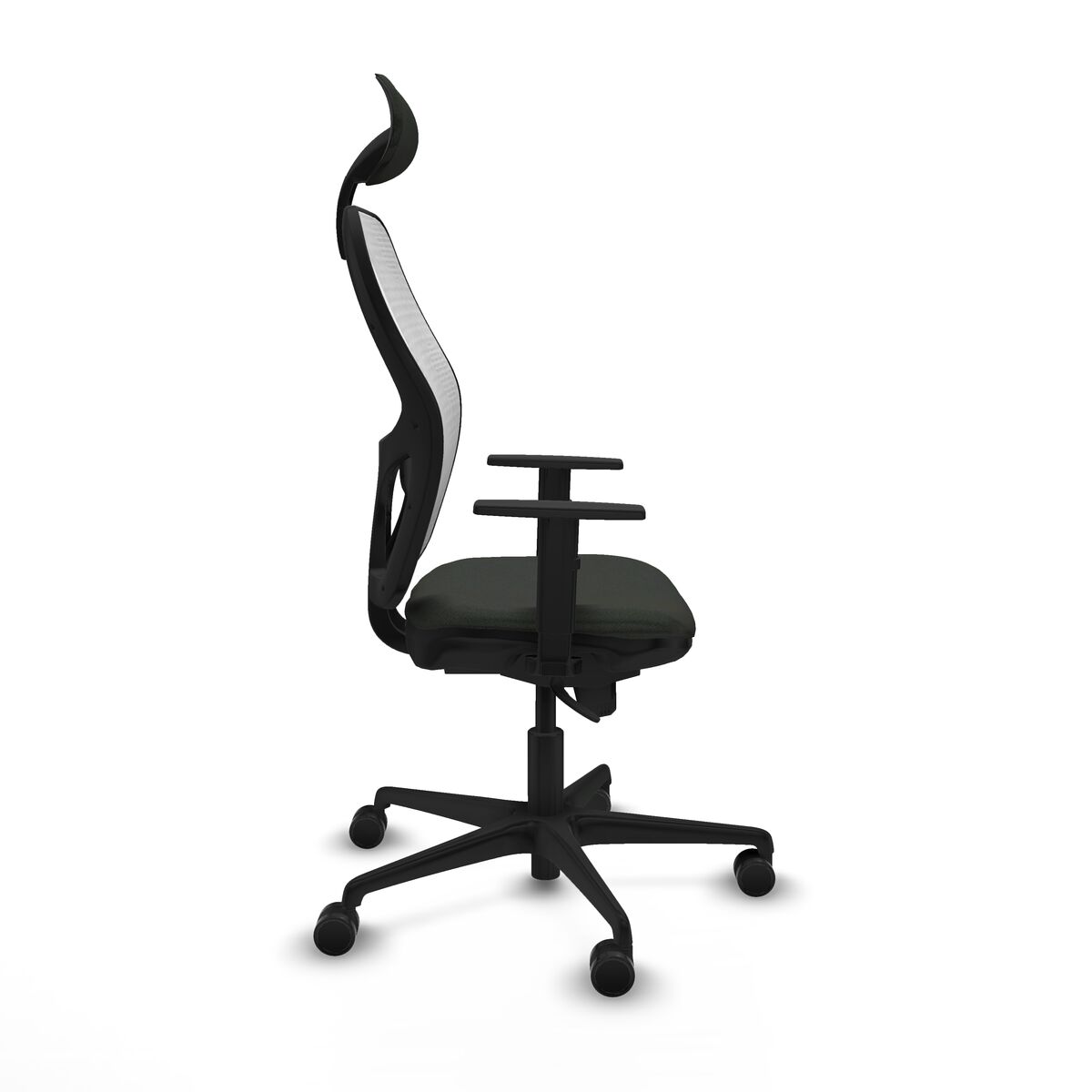 Silla de Oficina con Cabecero Jorquera Piqueras y Crespo 1D036N1 Negro