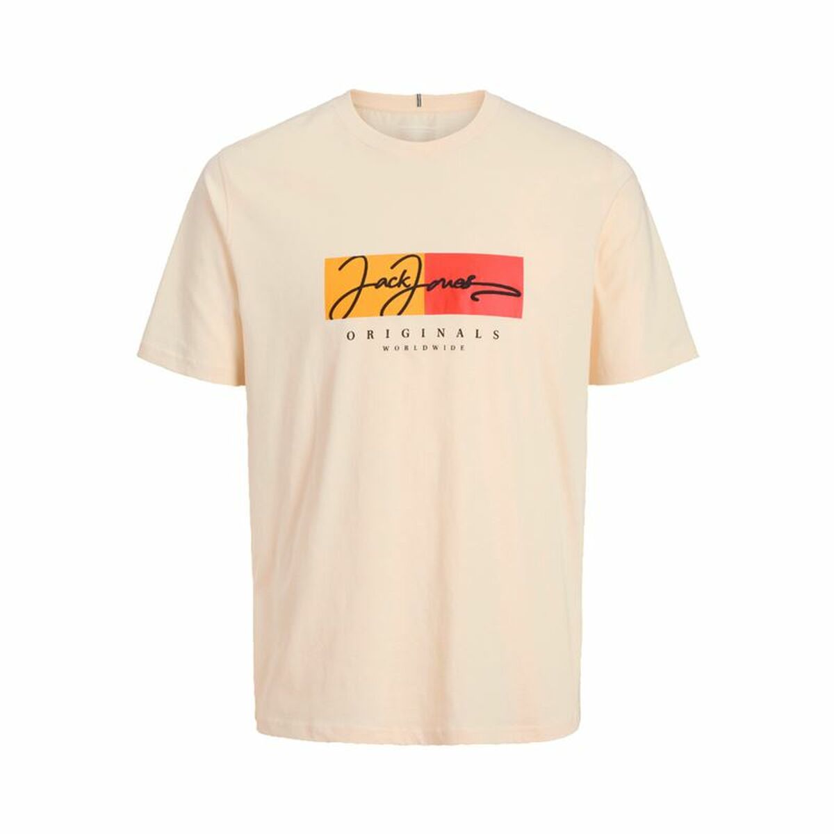 Camiseta de Manga Corta Infantil Jack & Jones Jorfrederiksberg Beige