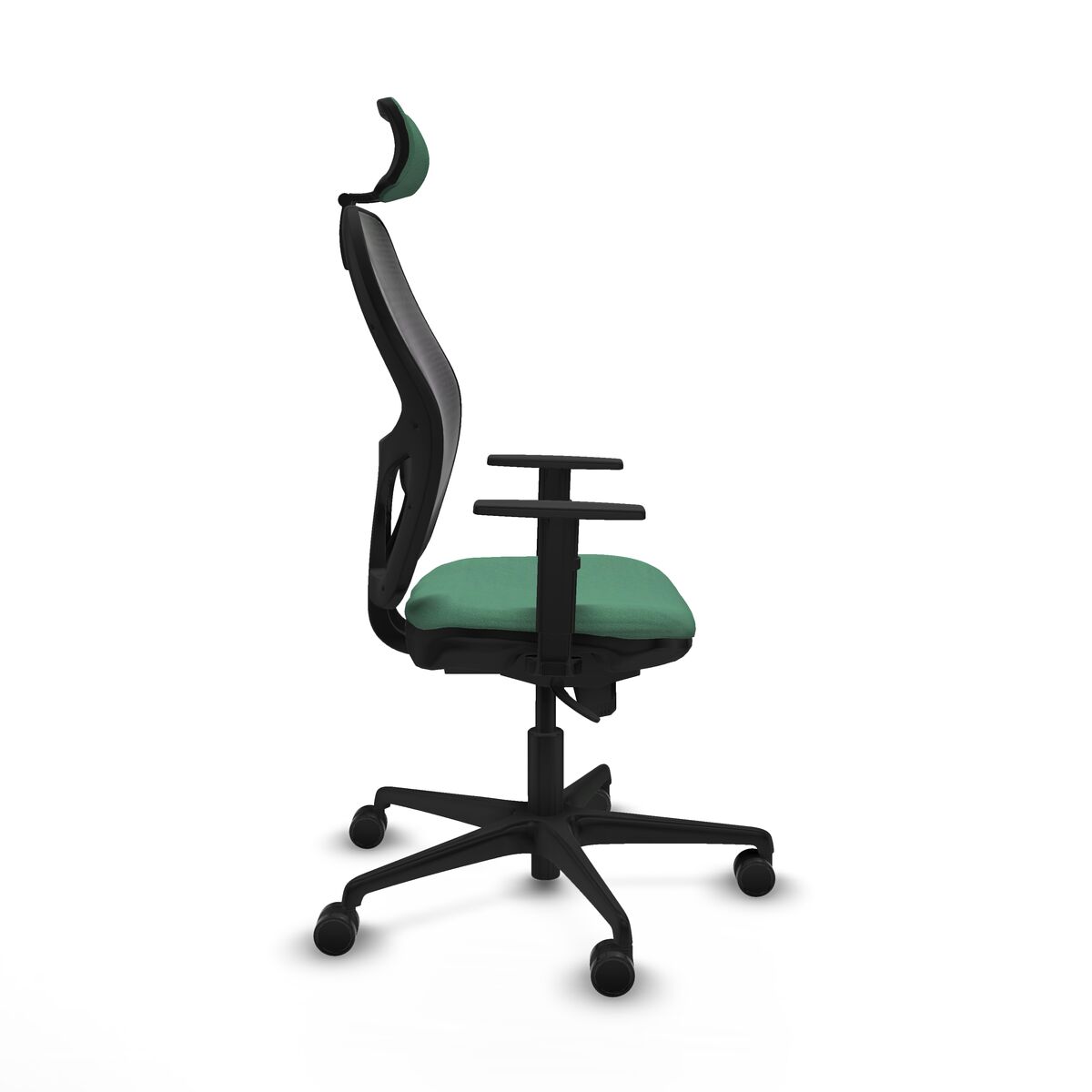 Silla de Oficina con Cabecero Jorquera Piqueras y Crespo 1D036N2 Verde Esmeralda