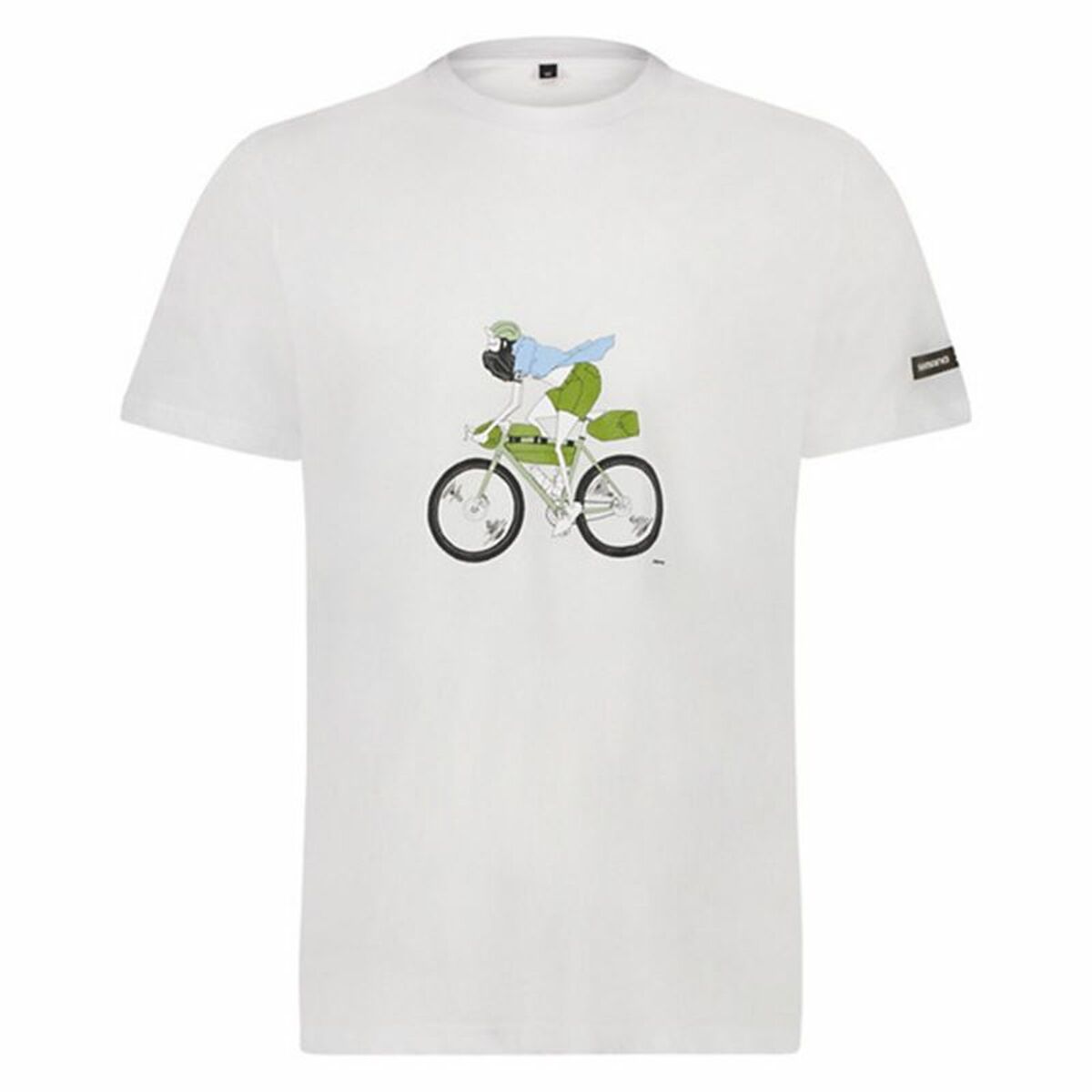 Camiseta de Manga Corta Hombre Shimano Sentiero Ltd Blanco