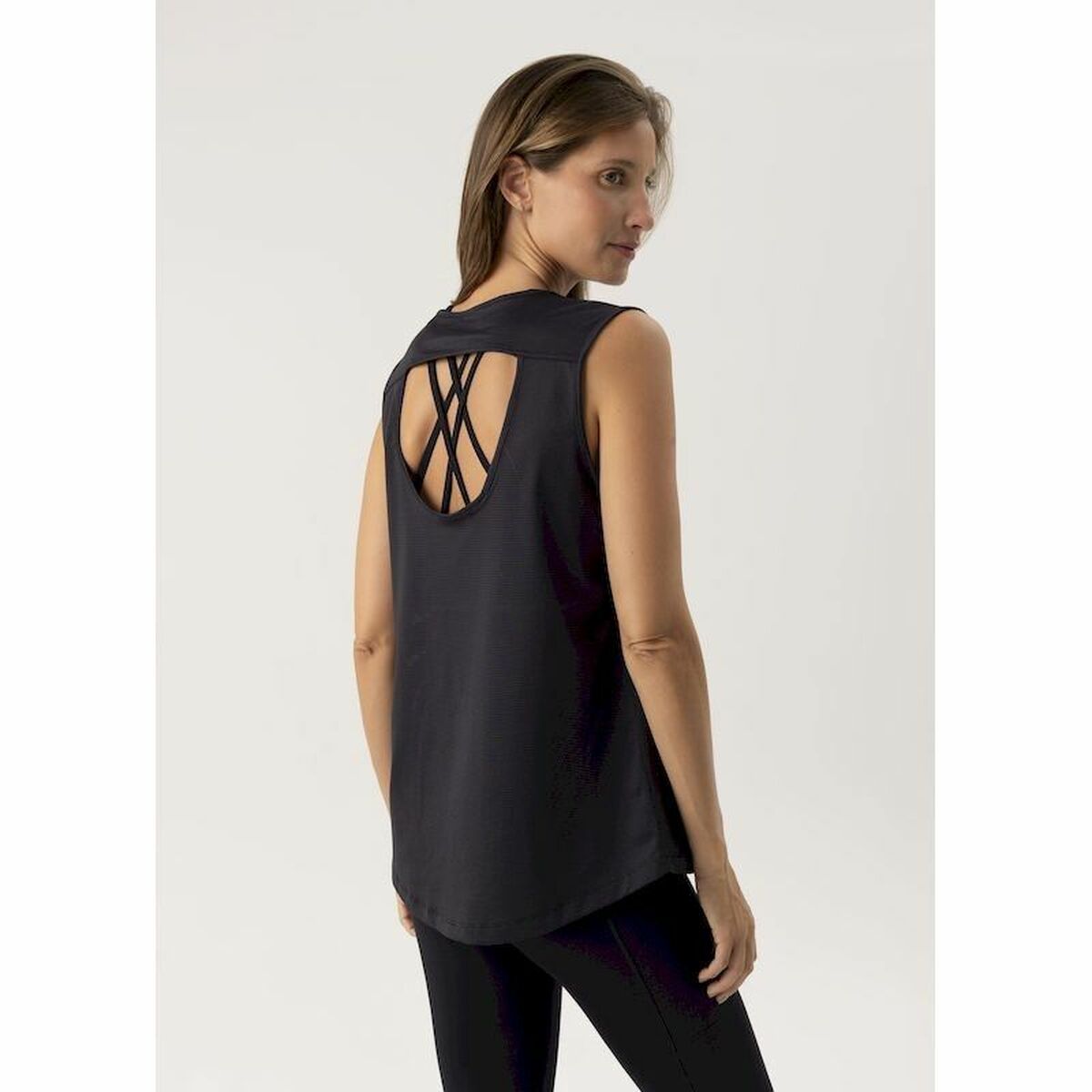 Camiseta para Mujer sin Mangas Ditchil Aria Negro