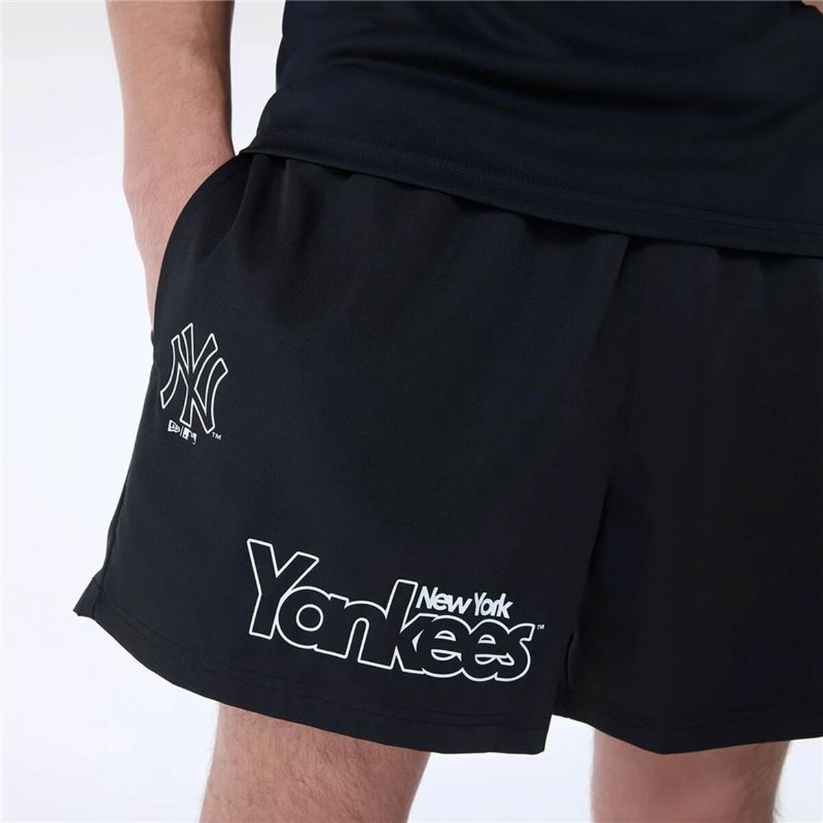 Pantalones Cortos de Baloncesto para Hombre New Era New York Yankees MLB Negro