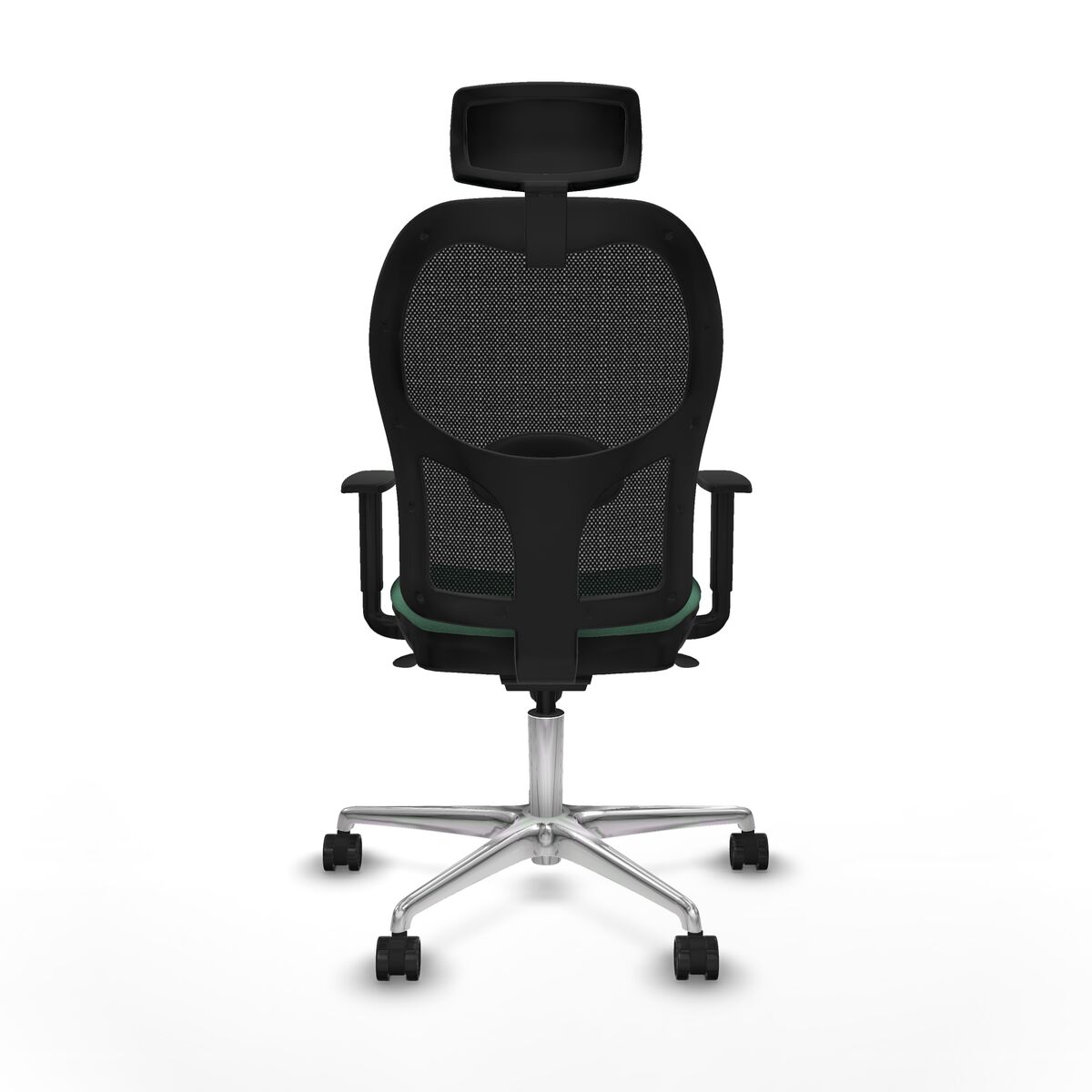 Silla de Oficina con Cabecero Jorquera Piqueras y Crespo 1D086N2 Verde Esmeralda