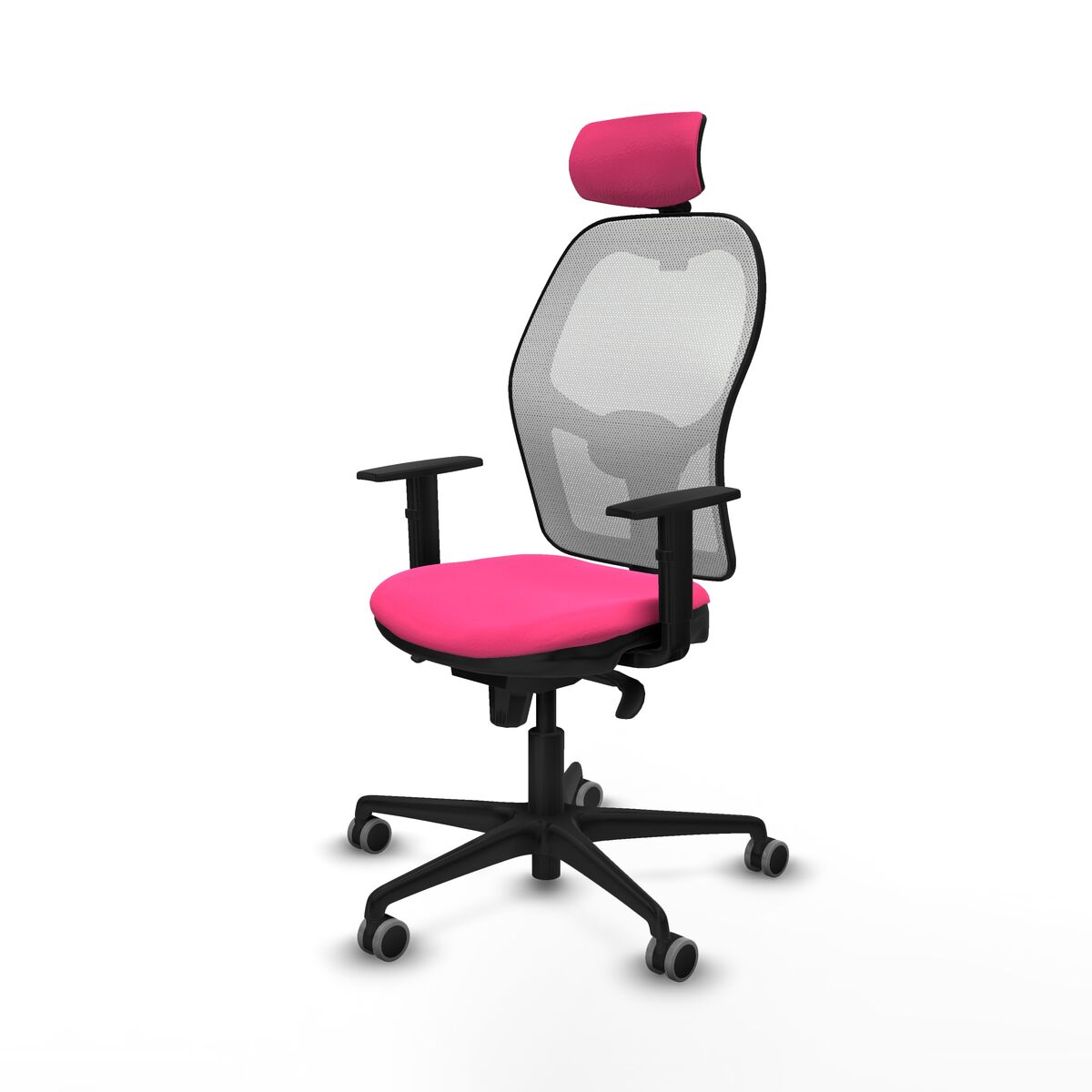 Silla de Oficina con Cabecero Jorquera Piqueras y Crespo 1D036G2 Rosa