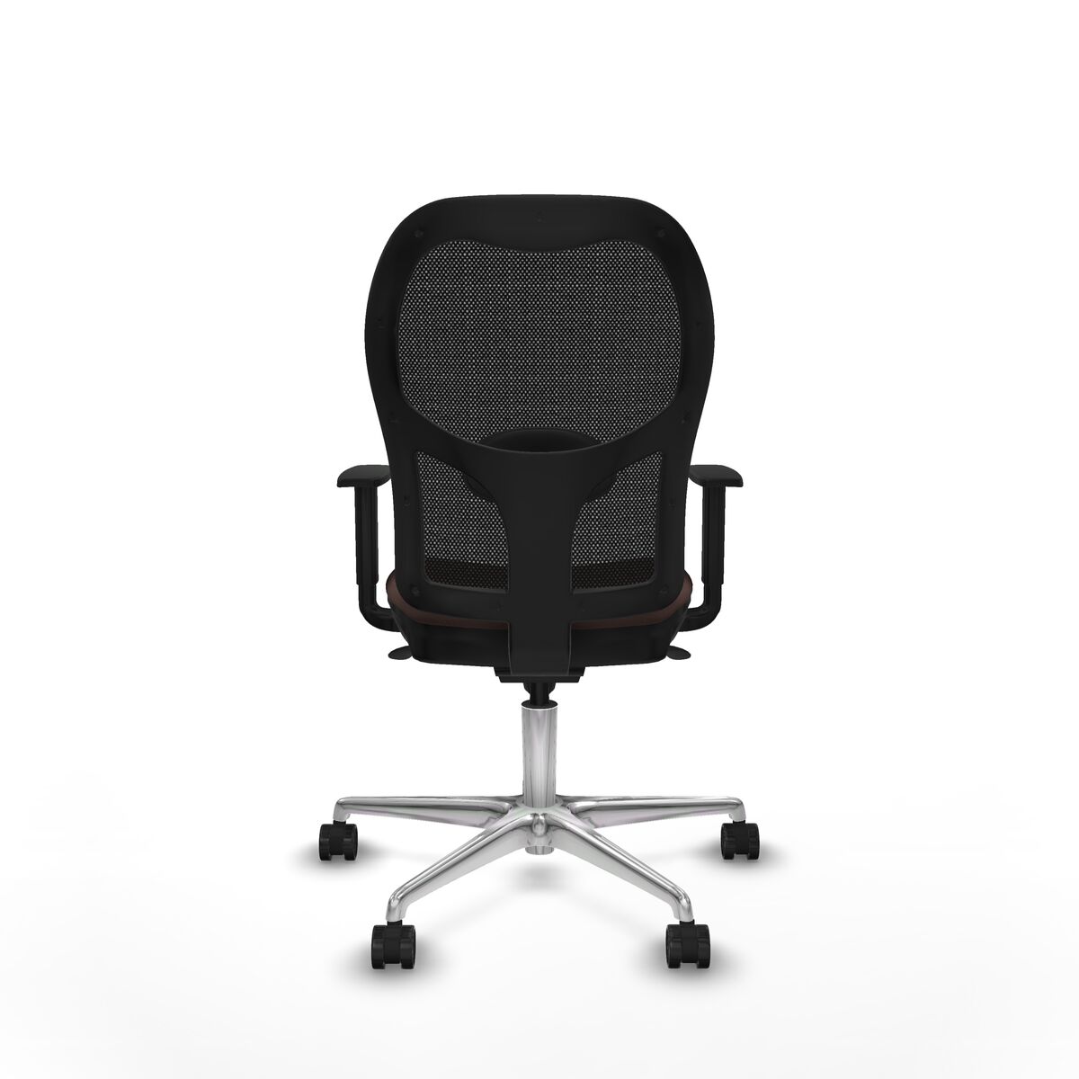 Silla de Oficina Piqueras y Crespo 1D086N0 Negro Marrón oscuro