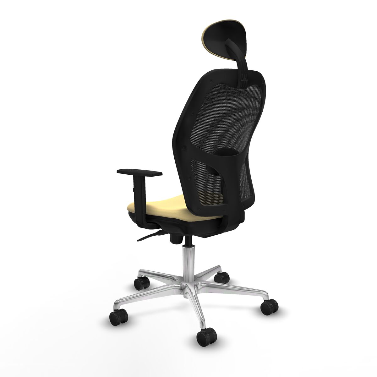 Silla de Oficina con Cabecero Jorquera Piqueras y Crespo 1D086N1 Crema