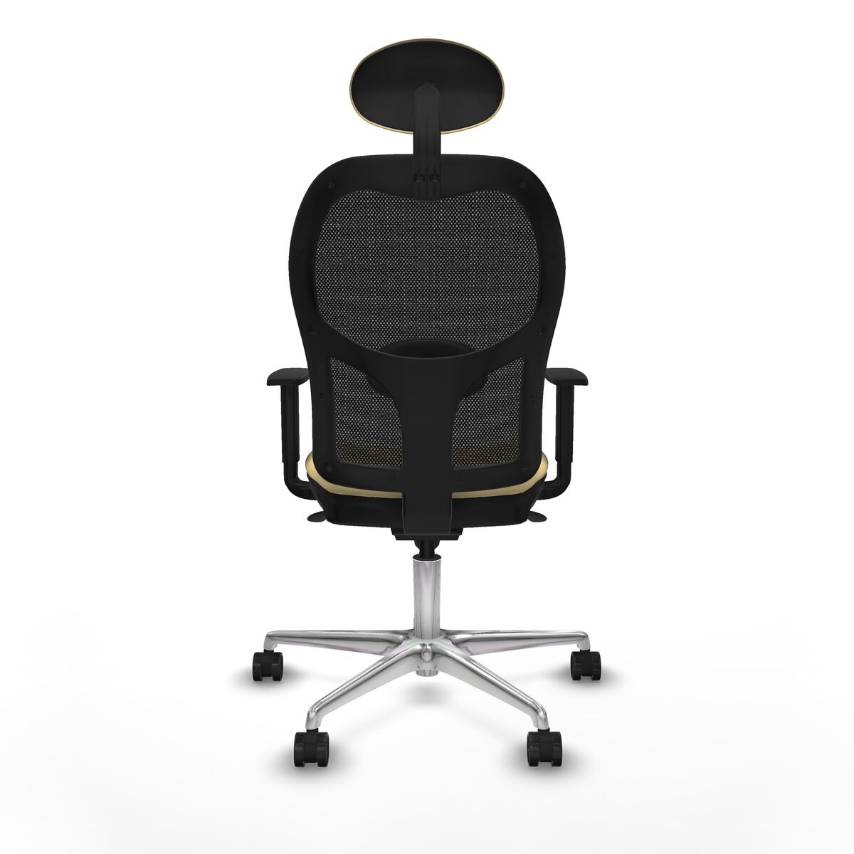 Silla de Oficina con Cabecero Jorquera Piqueras y Crespo 1D086N1 Crema