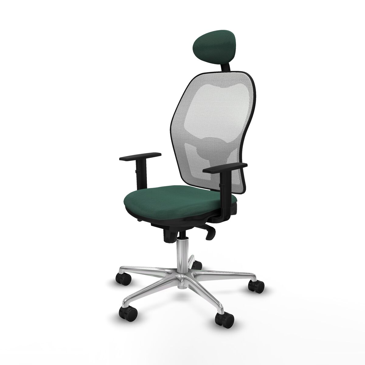 Silla de Oficina con Cabecero Jorquera Piqueras y Crespo 1D086N1 Verde