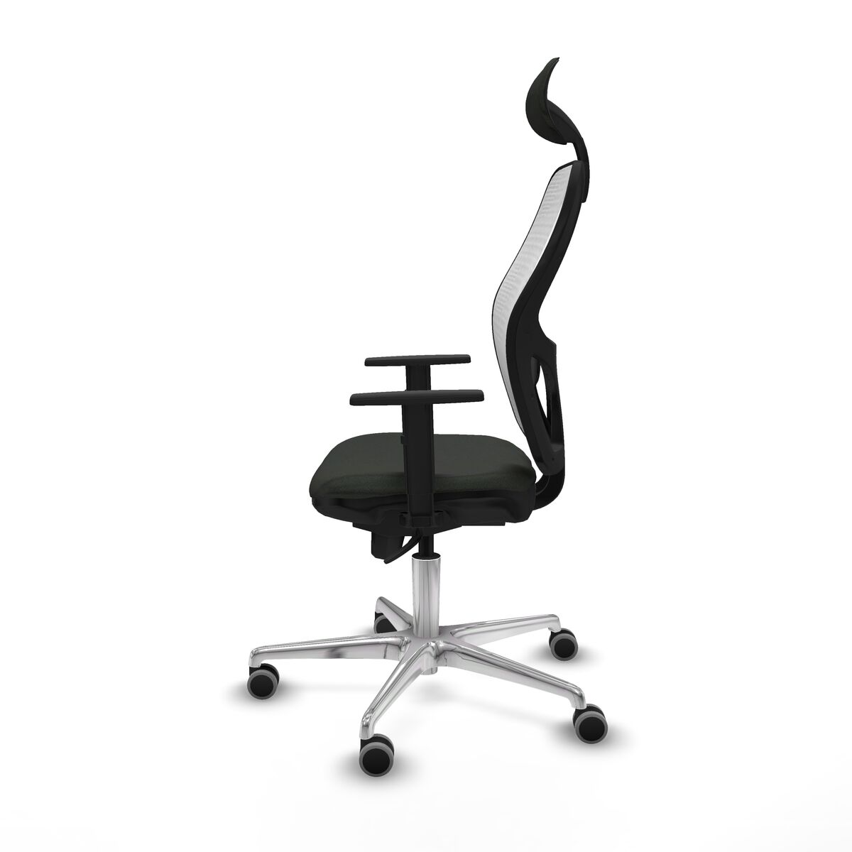 Silla de Oficina con Cabecero Jorquera Piqueras y Crespo 1D086G1 Negro