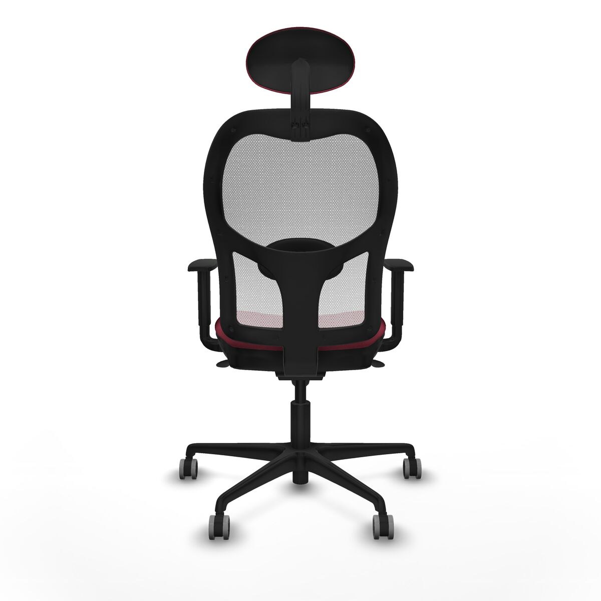 Silla de Oficina con Cabecero Jorquera Piqueras y Crespo 1D036G1 Granate