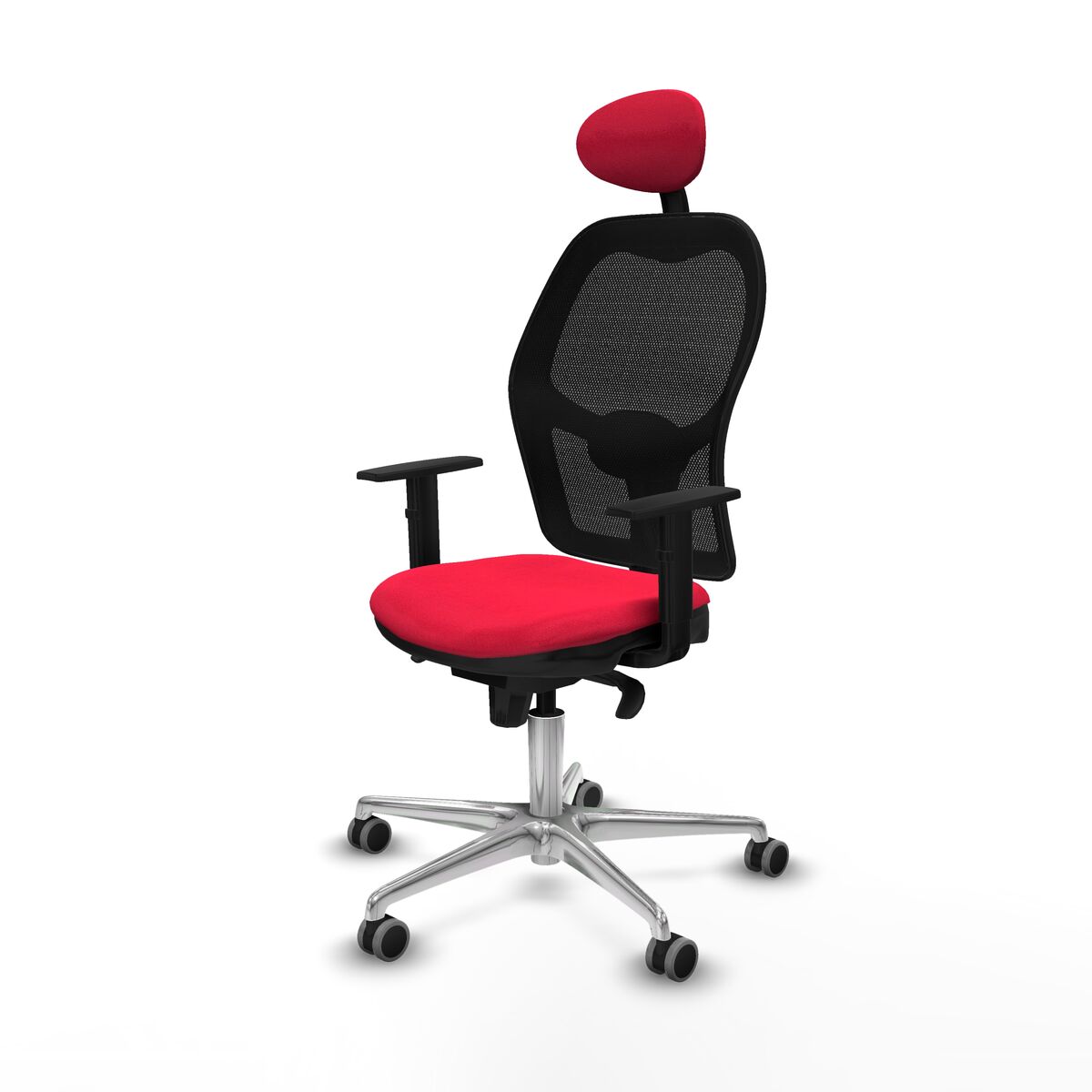 Silla de Oficina con Cabecero Jorquera Piqueras y Crespo 1D086G1 Rojo