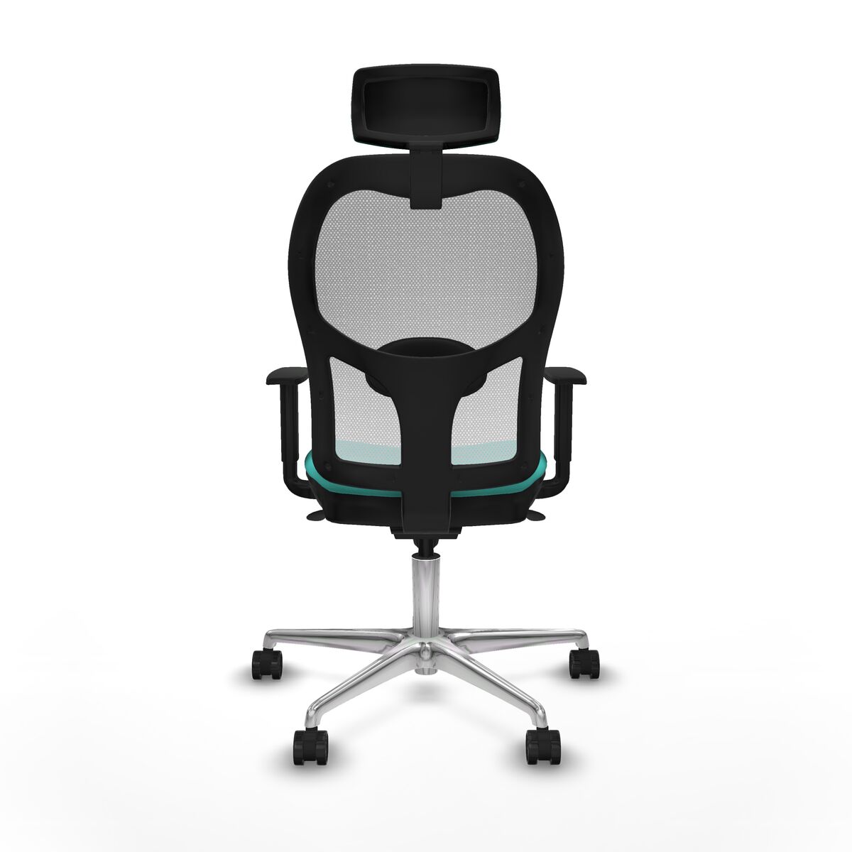 Silla de Oficina con Cabecero Jorquera Piqueras y Crespo 1D086N2 Turquesa