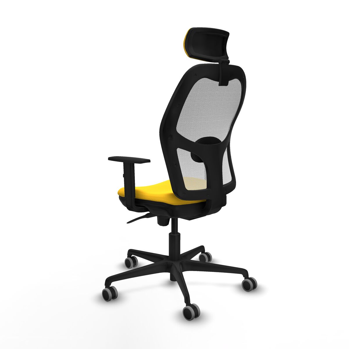 Silla de Oficina con Cabecero Jorquera Piqueras y Crespo 1D036G2 Amarillo