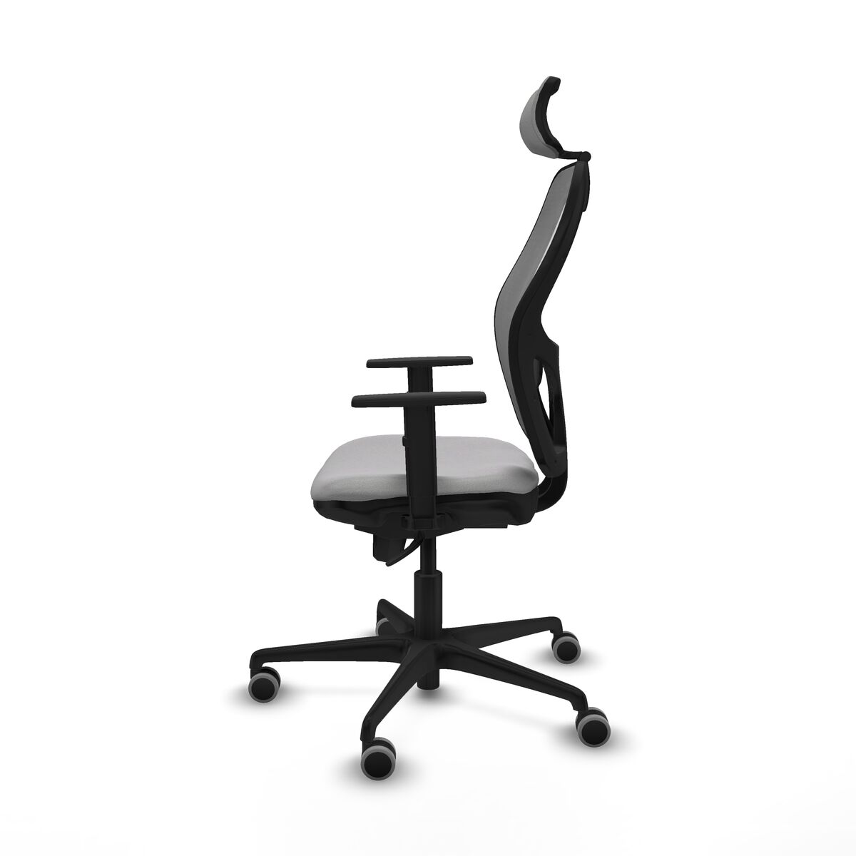 Silla de Oficina con Cabecero Jorquera Piqueras y Crespo 1D036G2 Gris claro