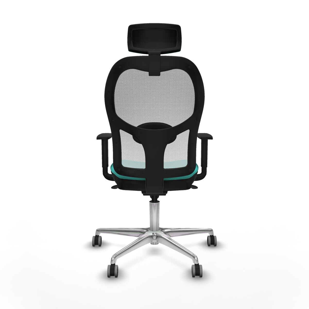 Silla de Oficina con Cabecero Jorquera Piqueras y Crespo 1D086G2 Turquesa