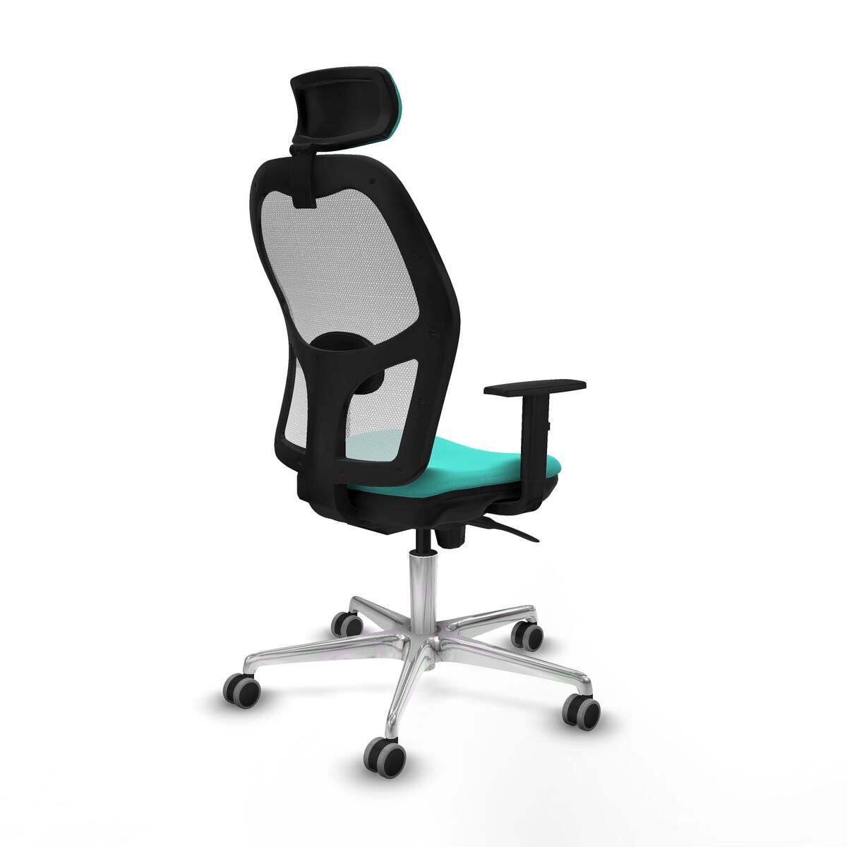 Silla de Oficina con Cabecero Jorquera Piqueras y Crespo 1D086G2 Turquesa