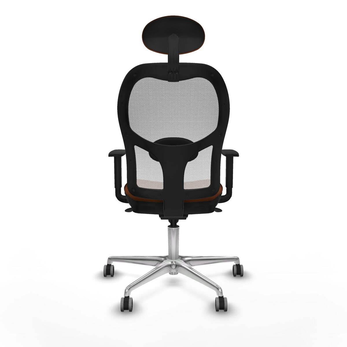 Silla de Oficina con Cabecero Jorquera Piqueras y Crespo 1D086G1 Blanco Marrón