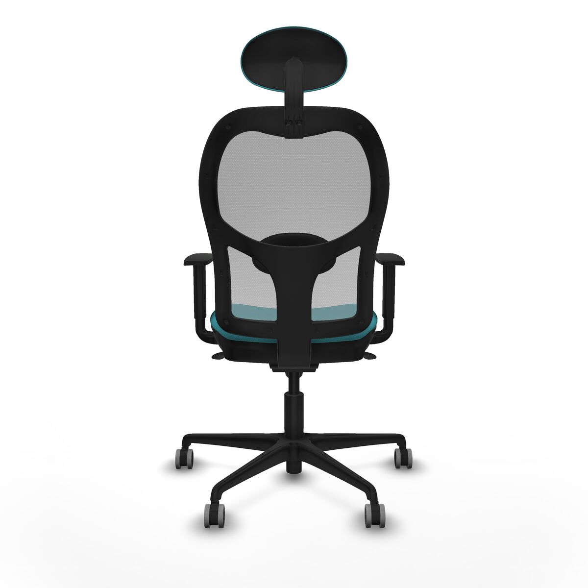 Silla de Oficina con Cabecero Jorquera Piqueras y Crespo 1D036G1 Turquesa