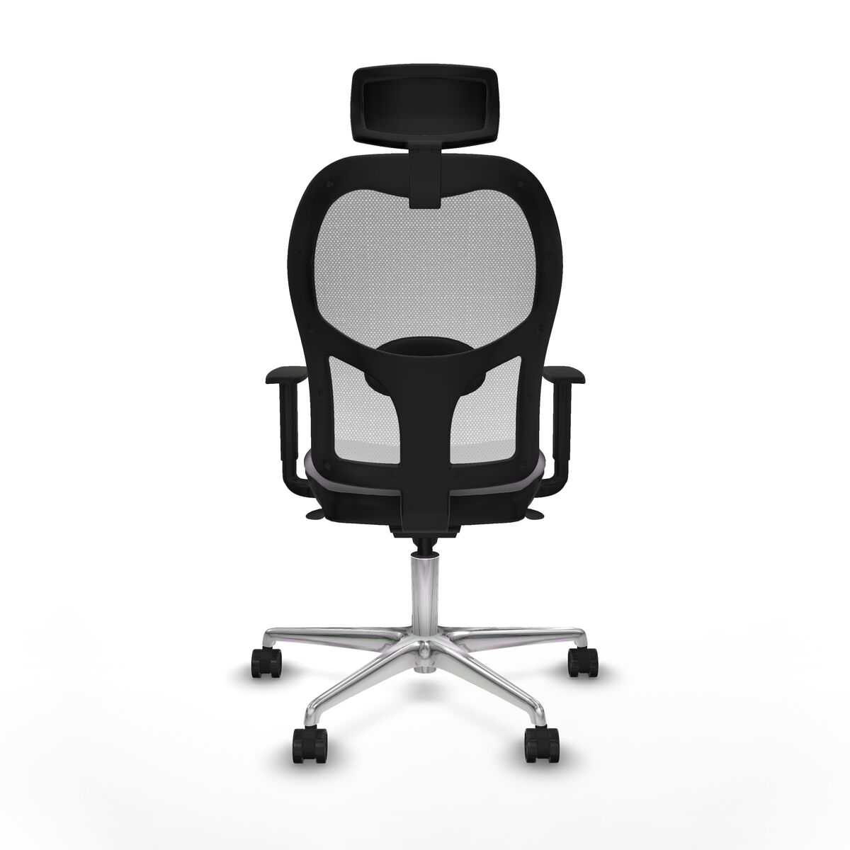 Silla de Oficina con Cabecero Jorquera Piqueras y Crespo 1D086N2 Gris