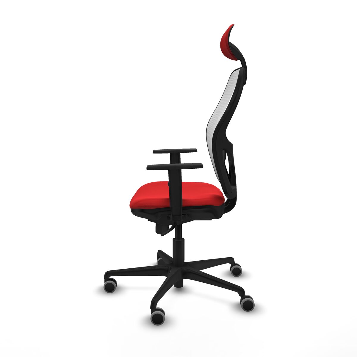 Silla de Oficina con Cabecero Jorquera Piqueras y Crespo 1D036G1 Rojo