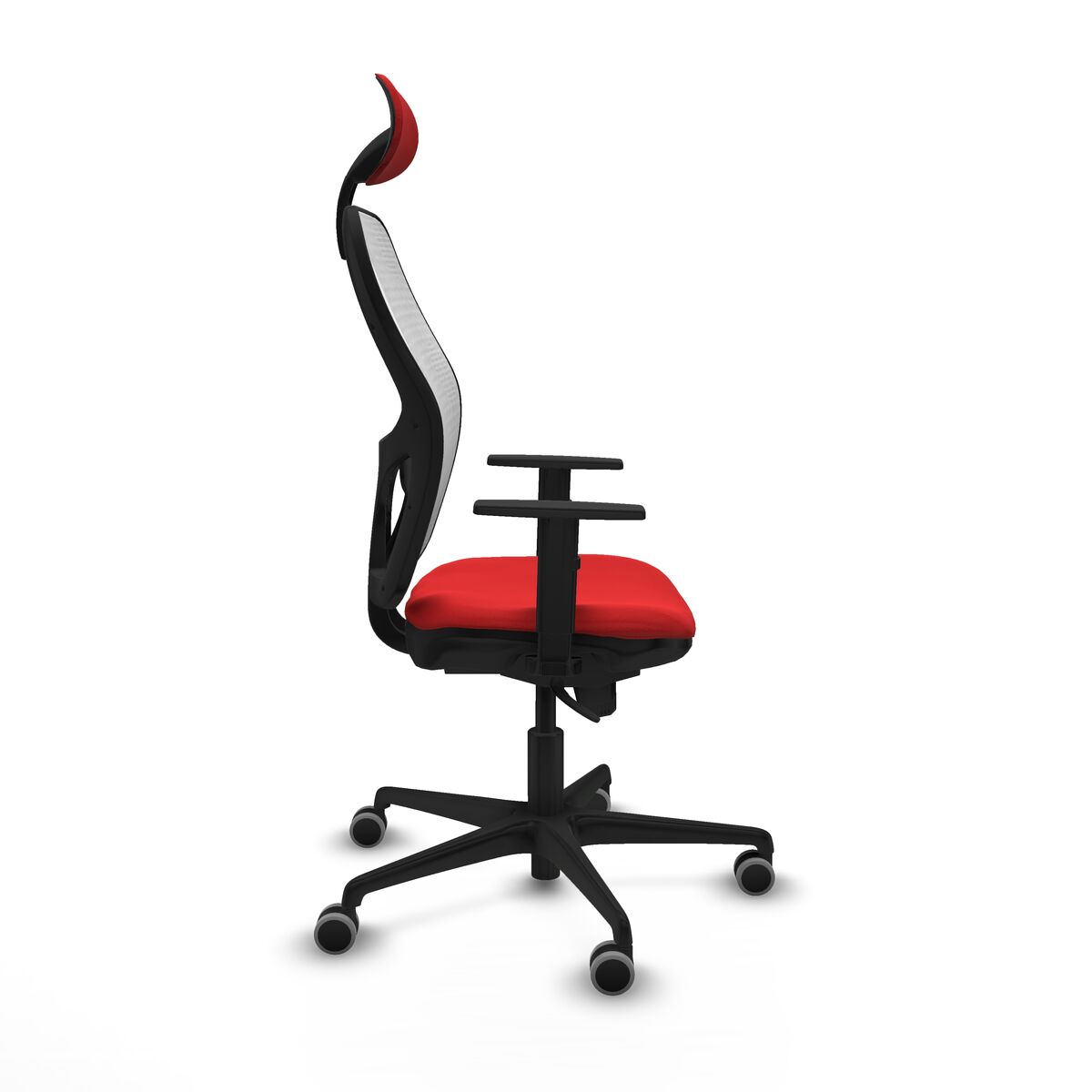 Silla de Oficina con Cabecero Jorquera Piqueras y Crespo 1D036G1 Rojo