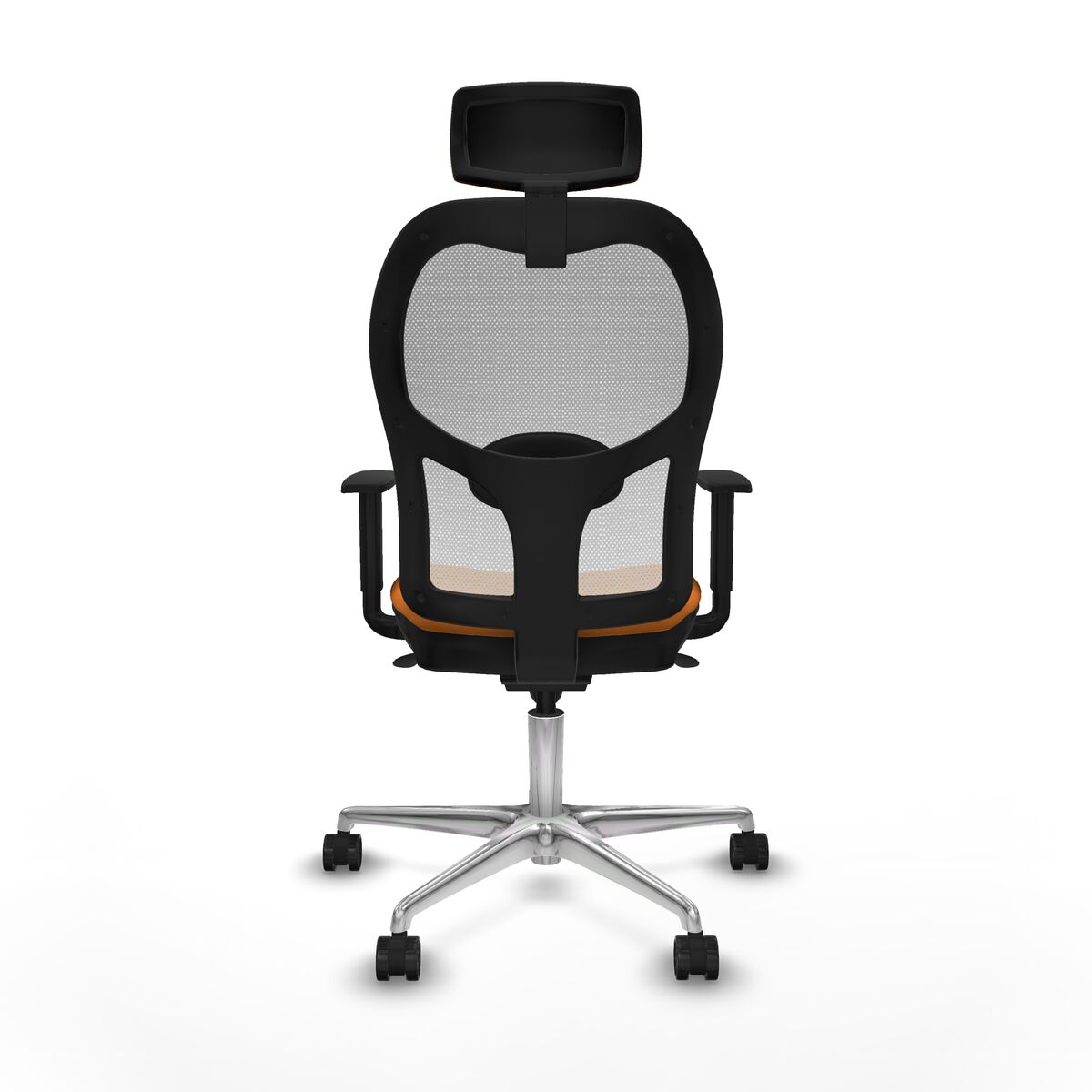 Silla de Oficina con Cabecero Jorquera Piqueras y Crespo 1D086N2 Naranja