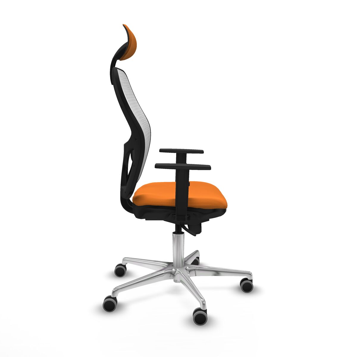 Silla de Oficina con Cabecero Jorquera Piqueras y Crespo 1D086G1 Naranja