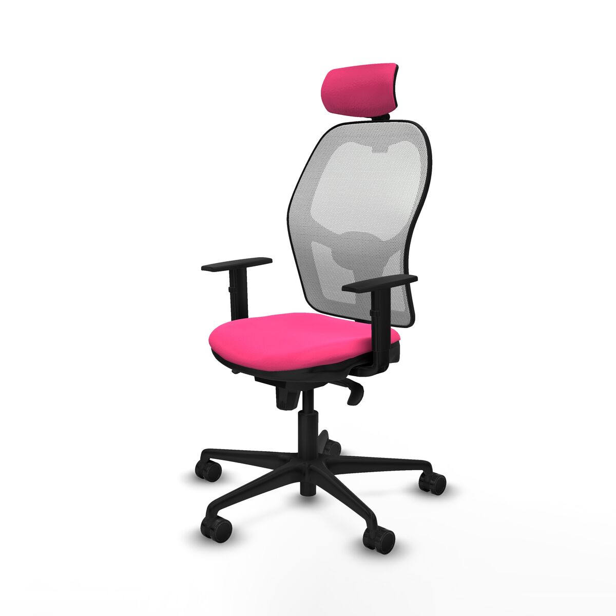 Silla de Oficina con Cabecero Jorquera Piqueras y Crespo 1D036N2 Rosa