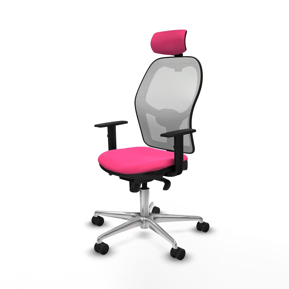 Silla de Oficina con Cabecero Jorquera Piqueras y Crespo 1D086N2 Rosa