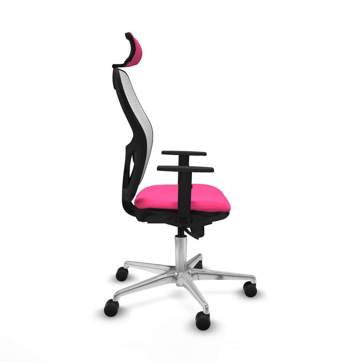 Silla de Oficina con Cabecero Jorquera Piqueras y Crespo 1D086N2 Rosa