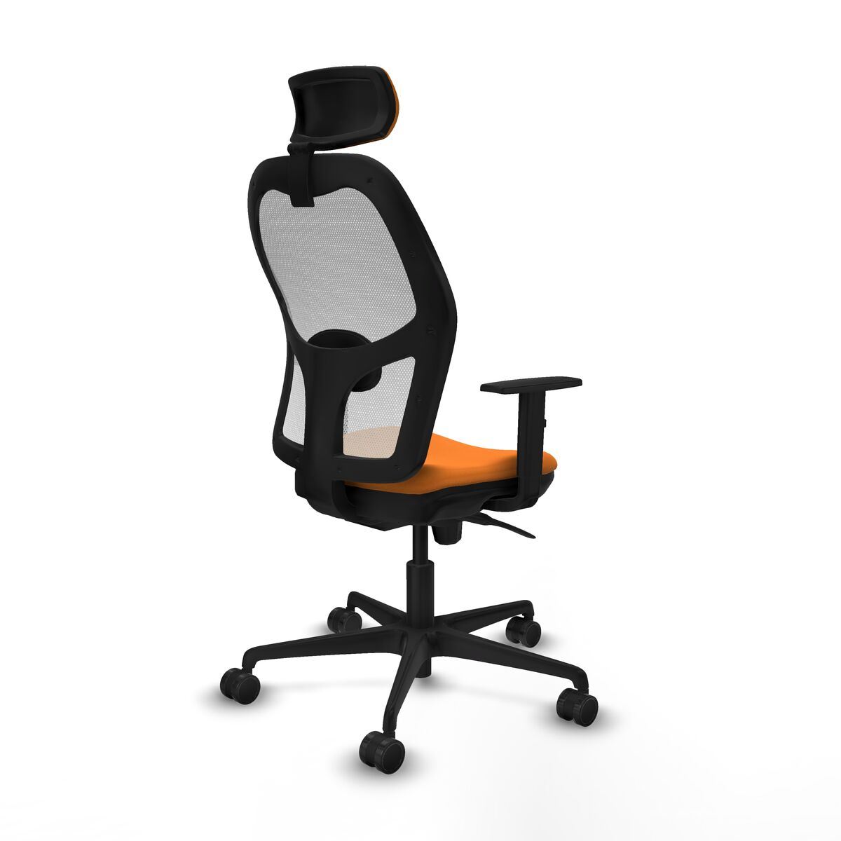 Silla de Oficina con Cabecero Jorquera Piqueras y Crespo 1D036N2 Naranja